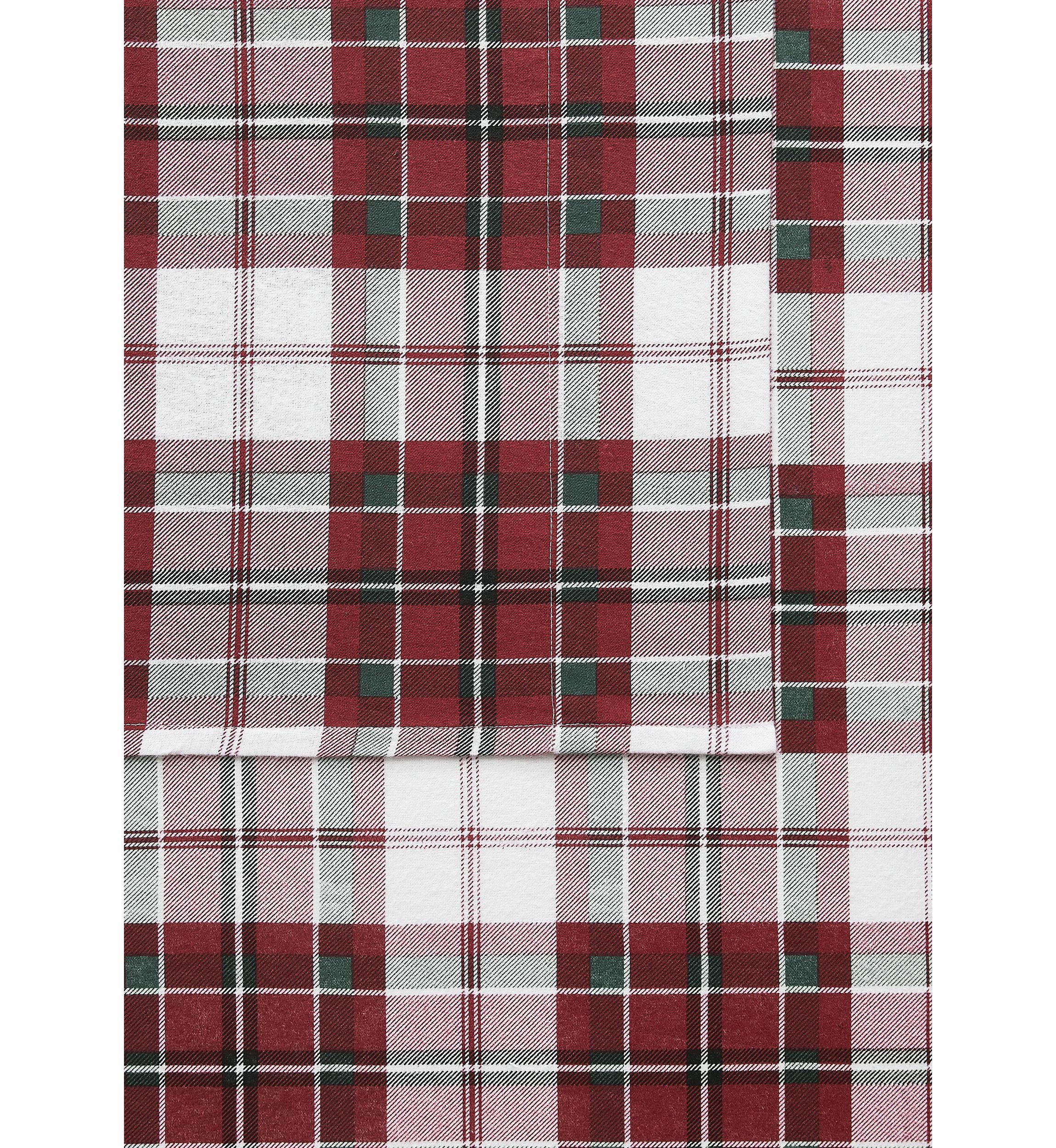 Truly Soft Holiday Plaid Twin Flannel Sheet Set