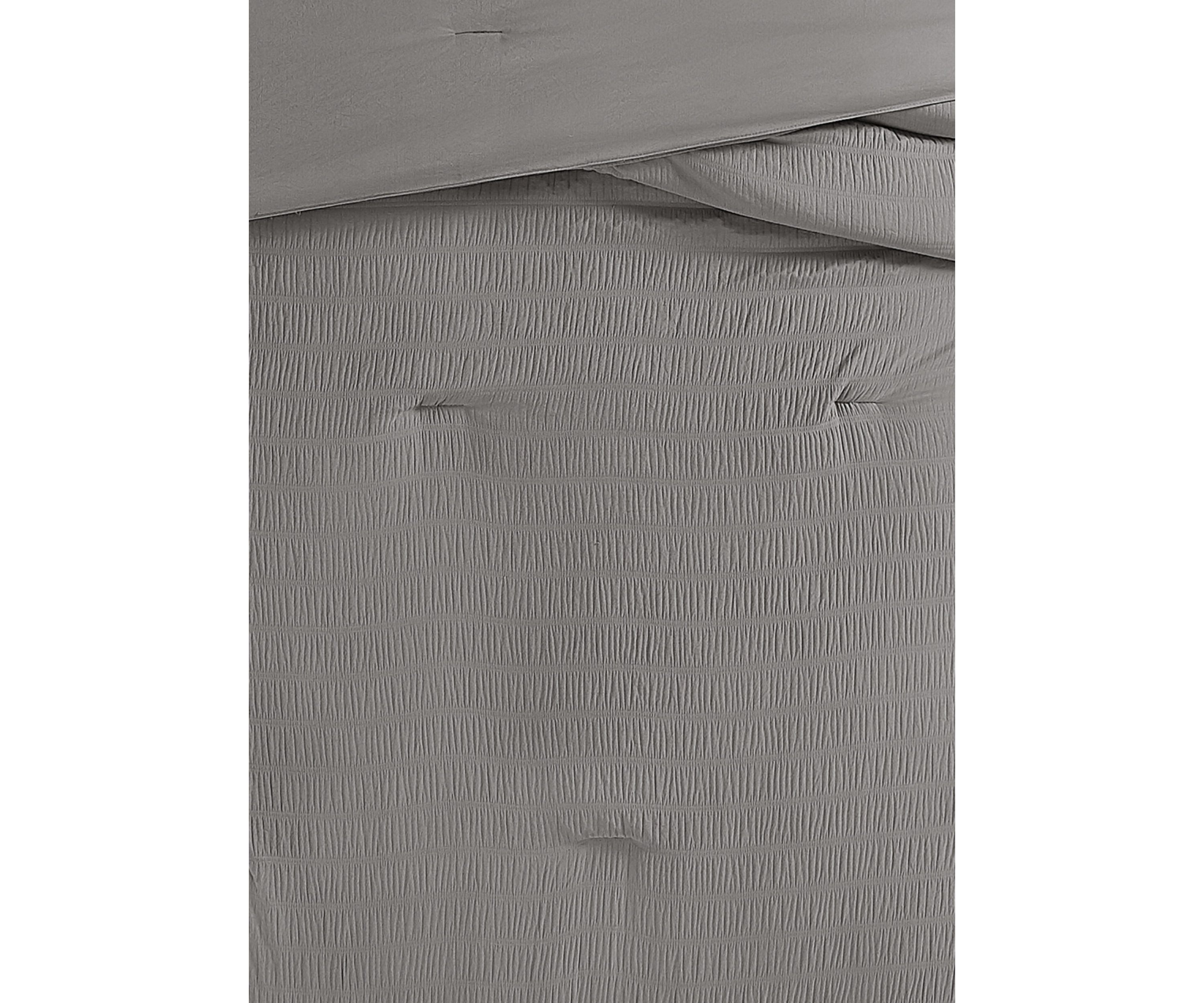 Truly Soft Crinkle Garment Wash White Twin/Twin XL 2 Piece Comforter Set