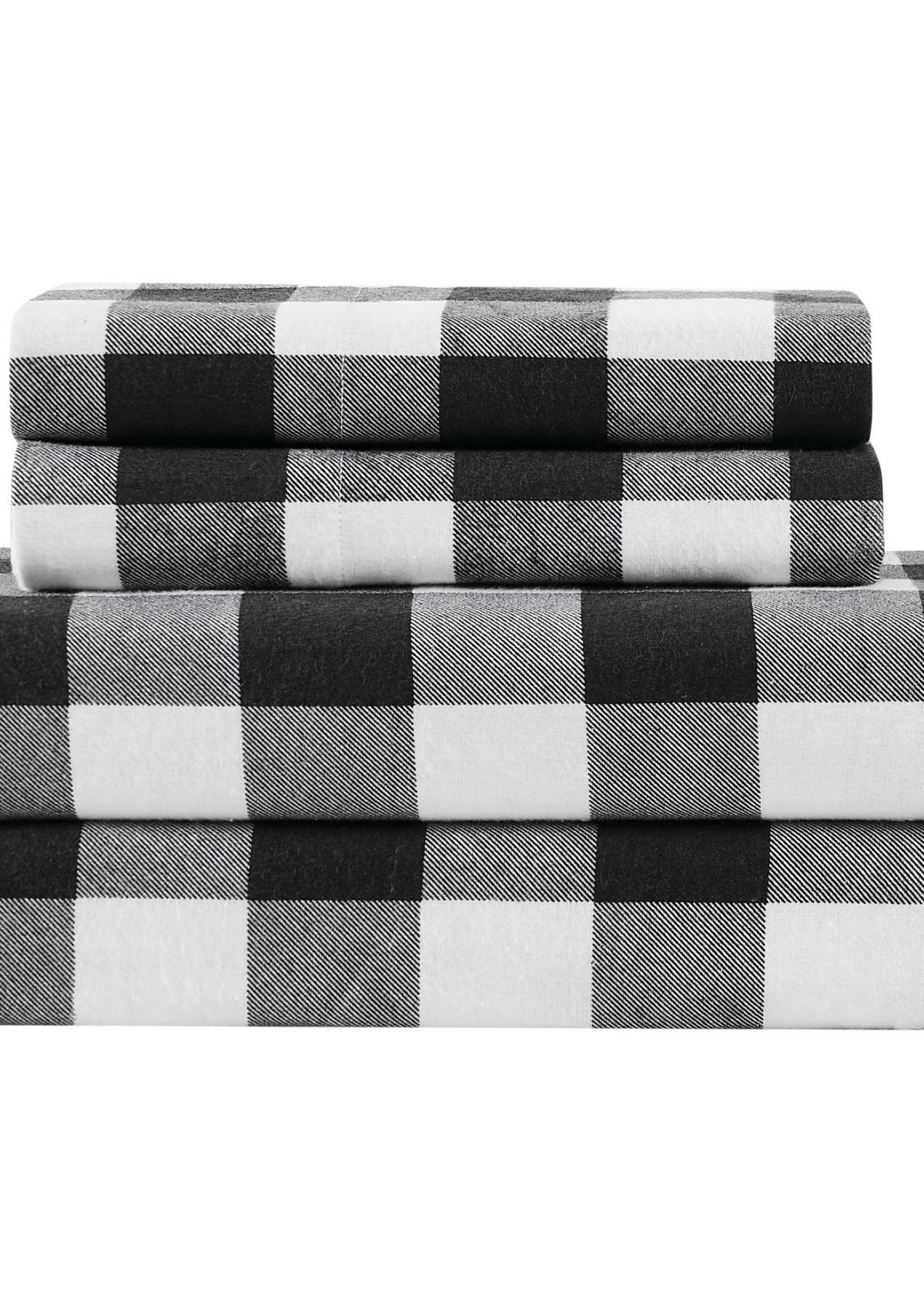 Truly Soft Buffalo Check Full Flannel Sheet Set