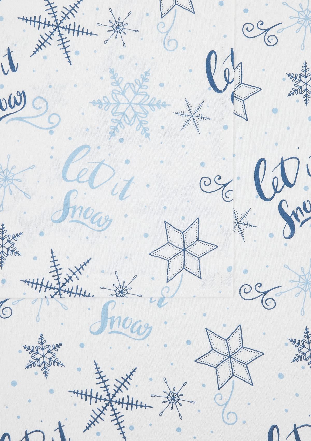 Truly Soft Let It Snow Full Flannel Sheet Set