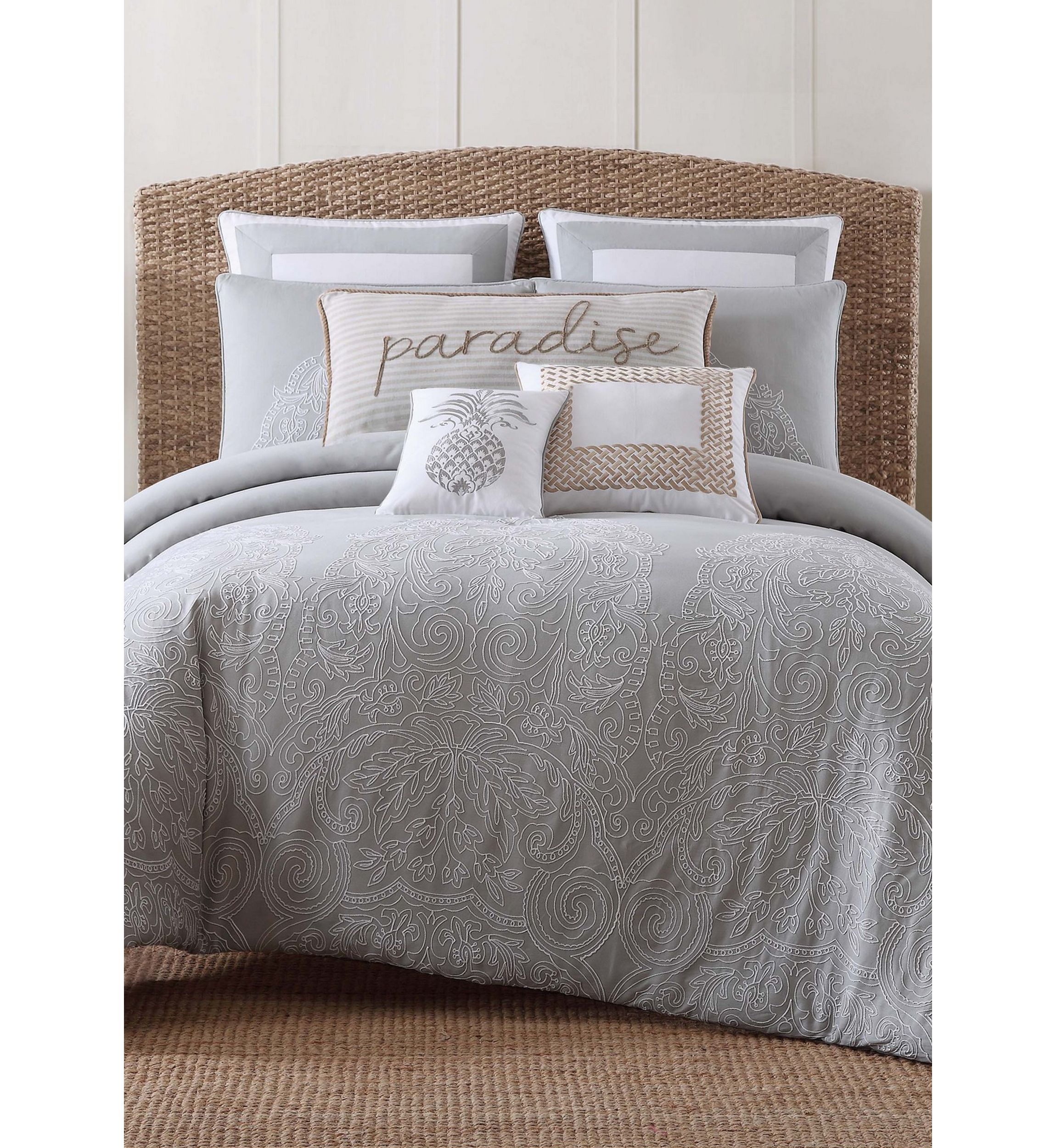 Tropical Plantation Toile Duvet Set
