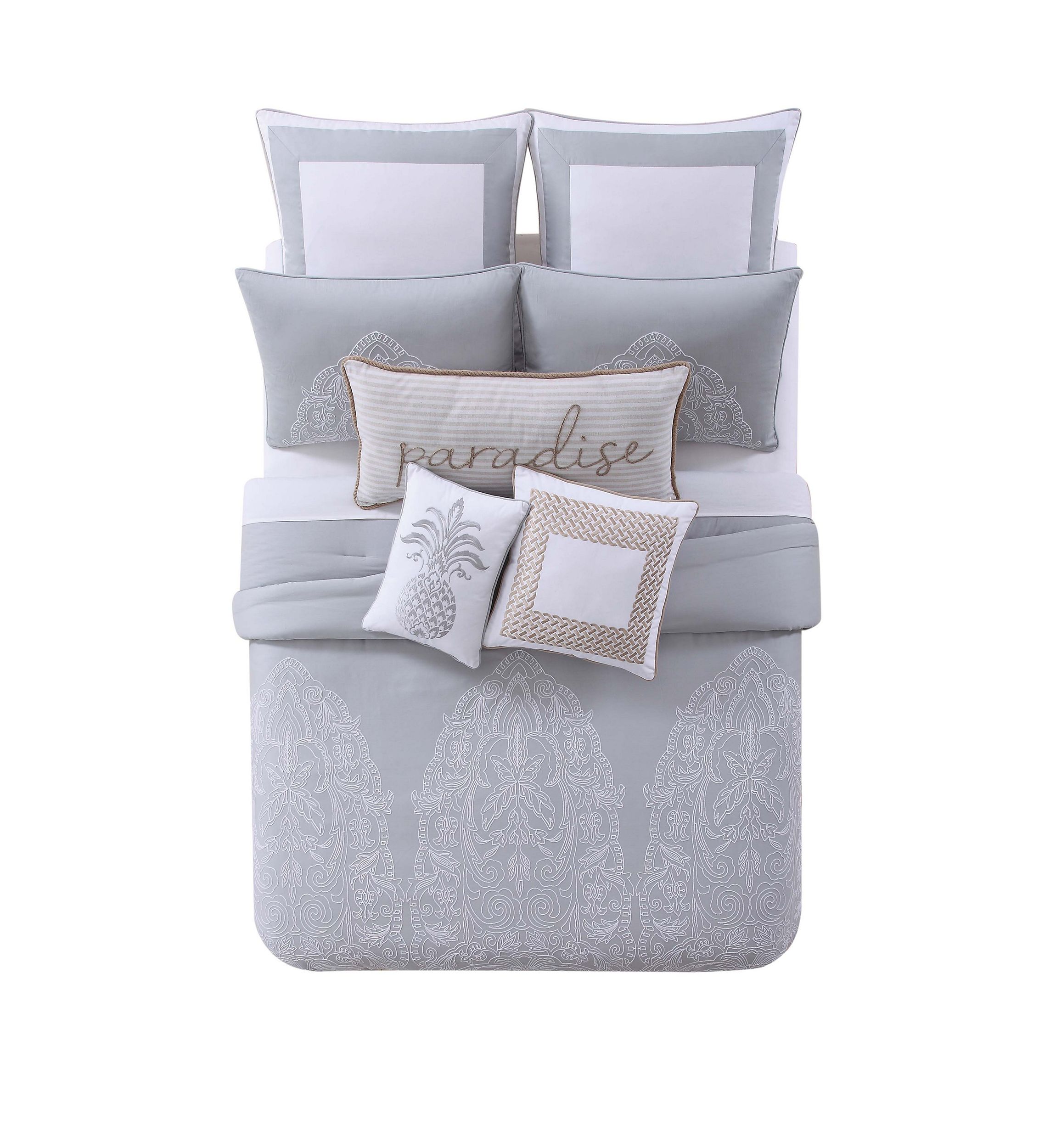 Tropical Plantation Toile Duvet Set