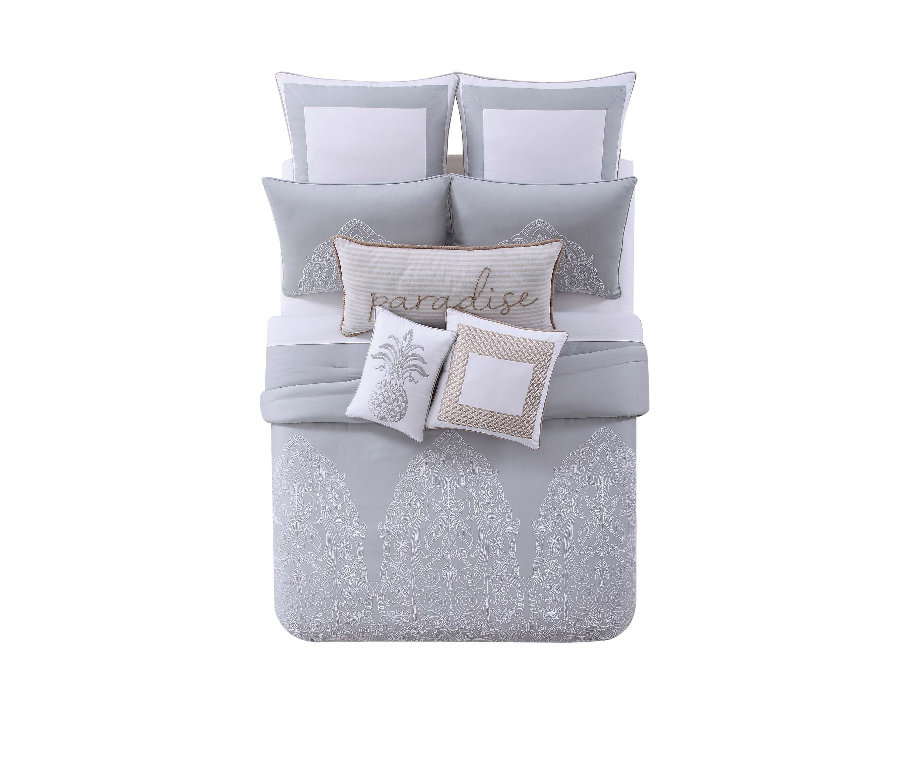 Tropical Plantation Toile Duvet Set