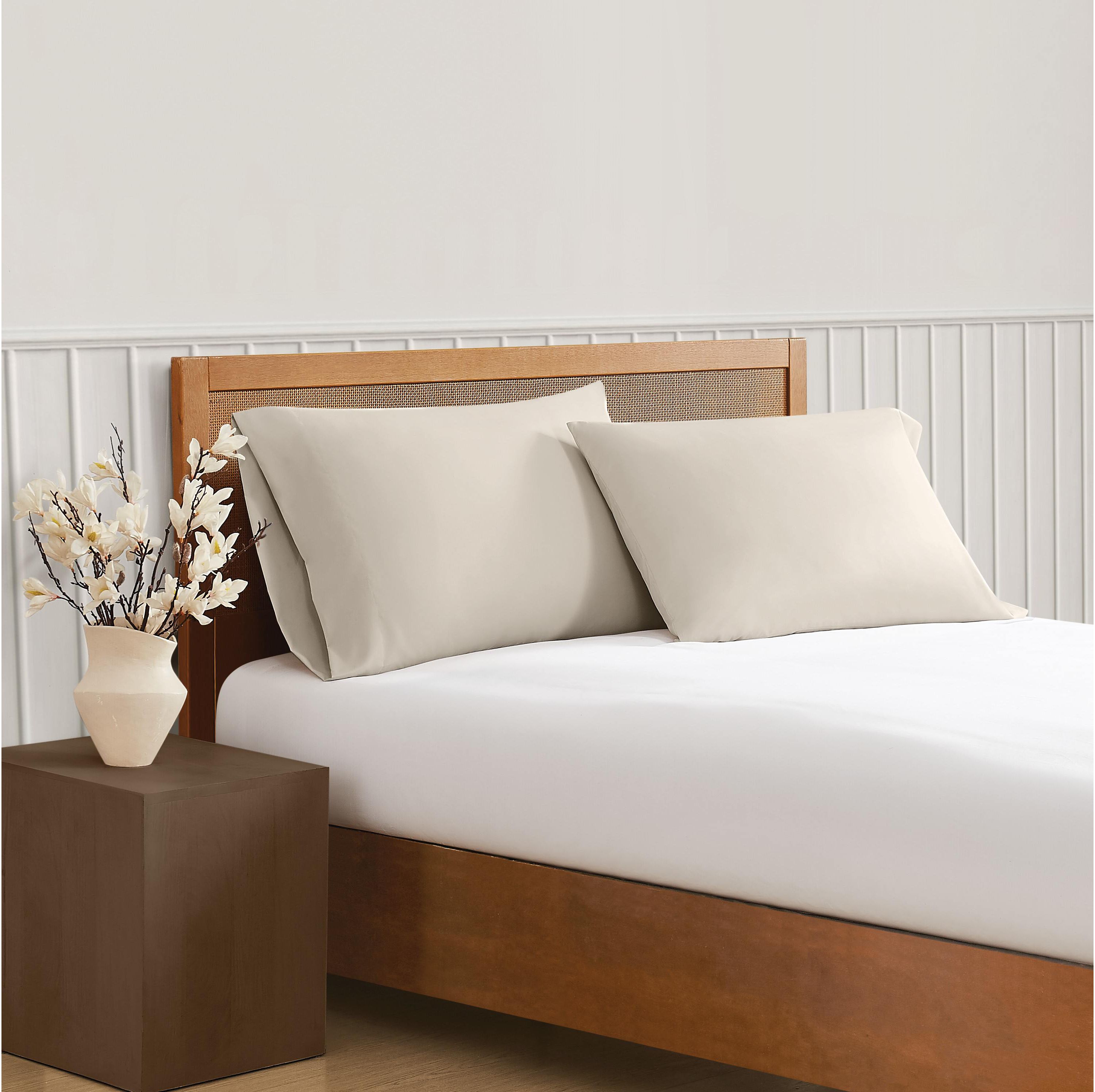 Truly Soft Green Solid Sage Standard Pillowcase Pair