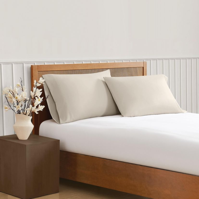 Truly Soft Green Solid Sage Standard Pillowcase Pair