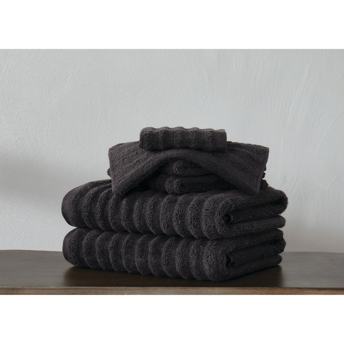 London Fog Zero Twist White 6 Piece Towel Set