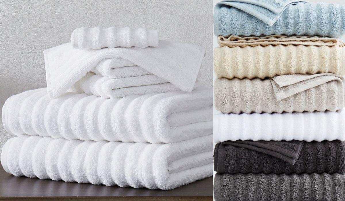 London Fog Zero Twist White 6 Piece Towel Set