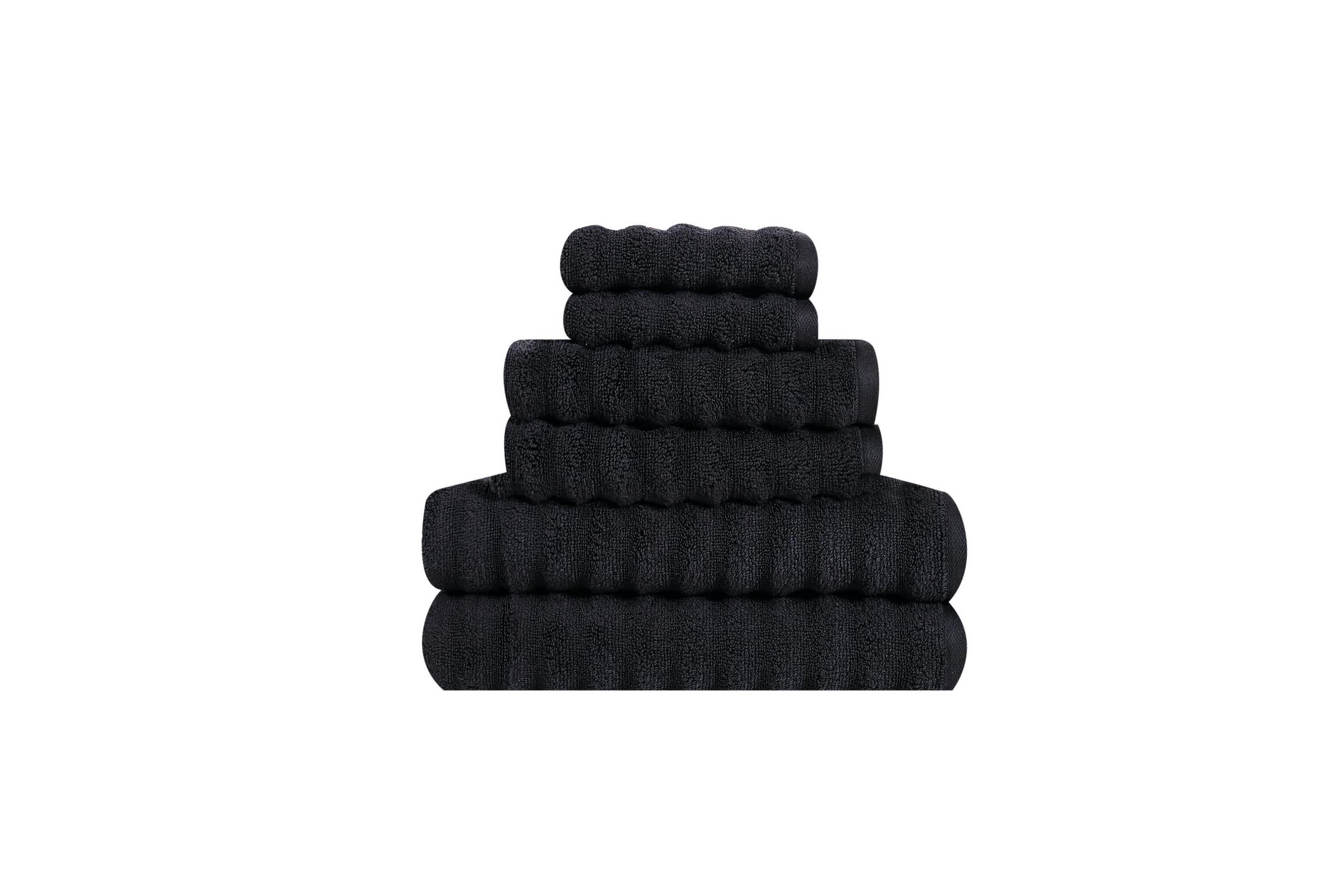 London Fog Zero Twist Light Blue 6 Piece Towel Set