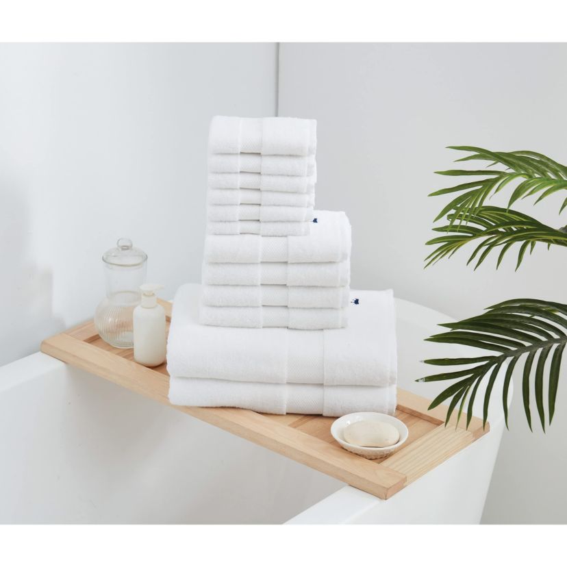 Royal Velvet Turkish Cotton 2 Pack Blue Bath Towel