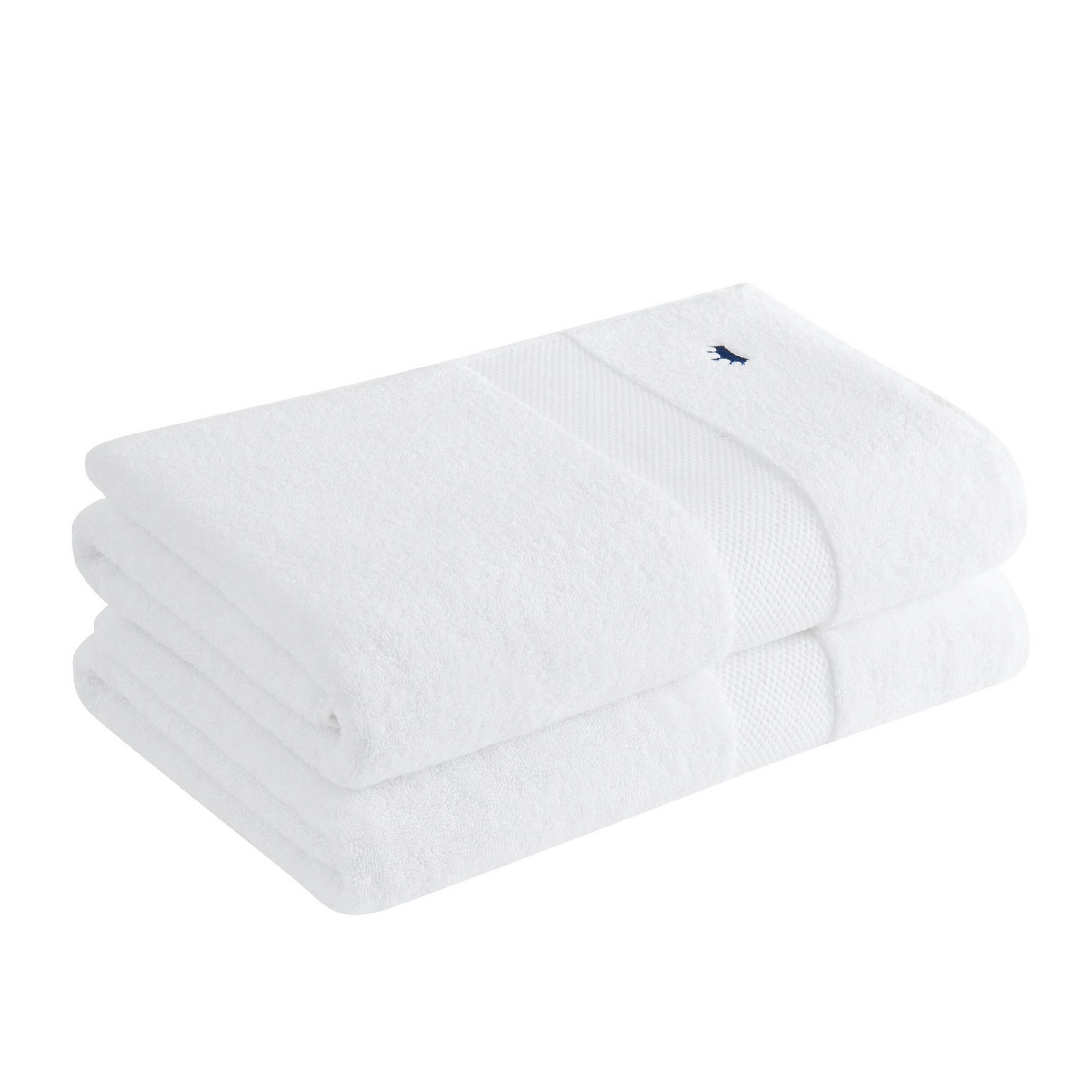 Royal Velvet Turkish Cotton 2 Pack Blue Bath Towel