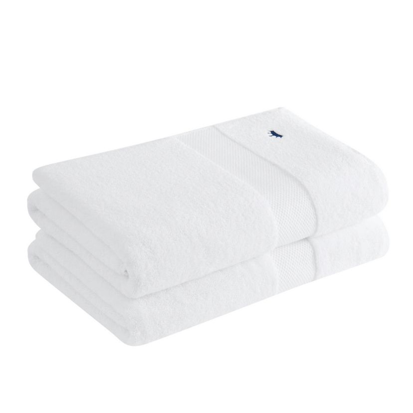 Royal Velvet Turkish Cotton 2 Pack Blue Bath Towel