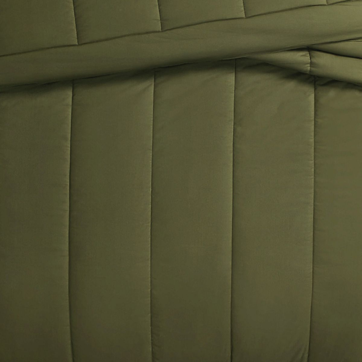Brooklyn Loom Oversized Cotton Percale Grey King 3 Piece Comforter Set