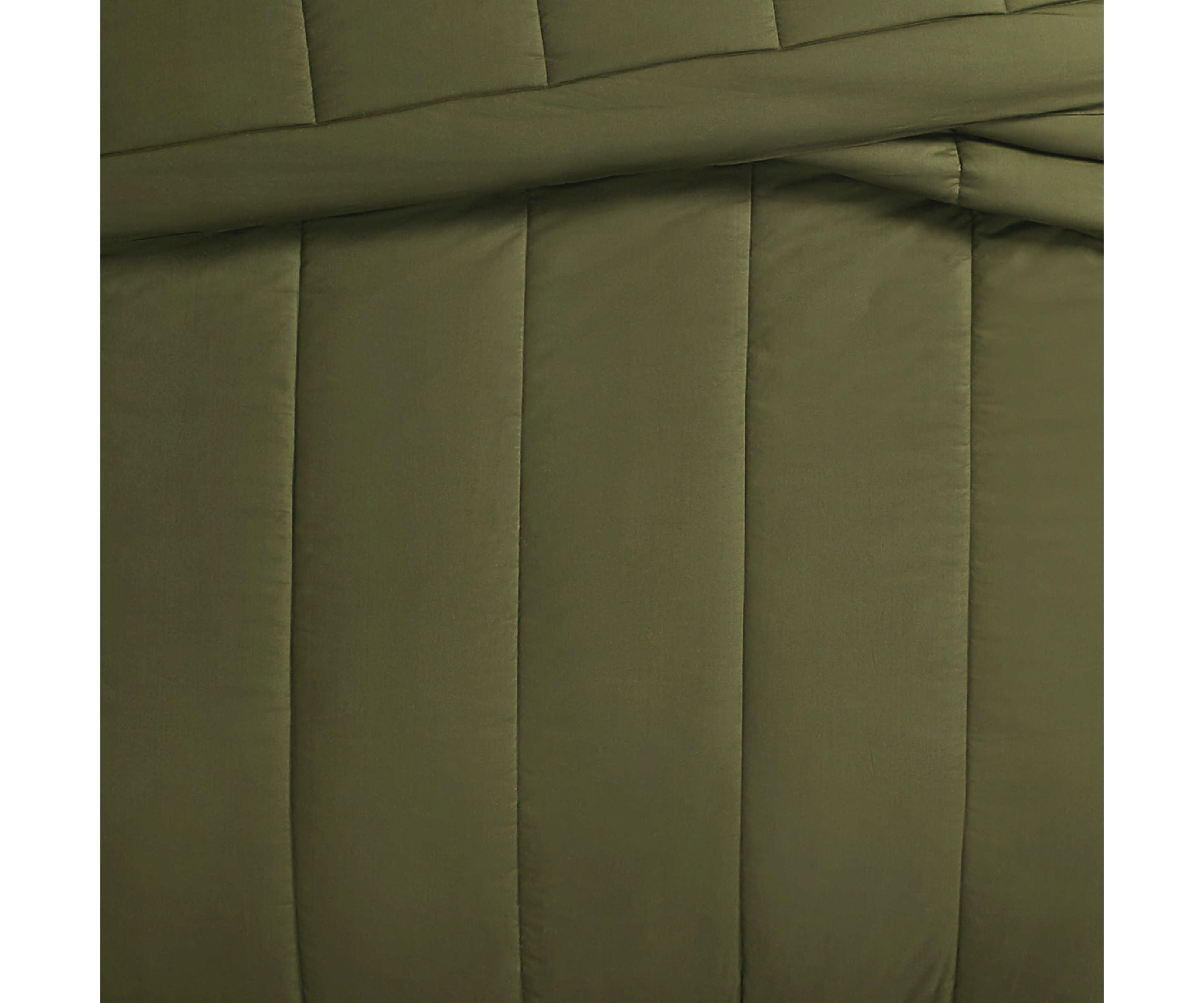 Brooklyn Loom Oversized Cotton Percale Grey King 3 Piece Comforter Set