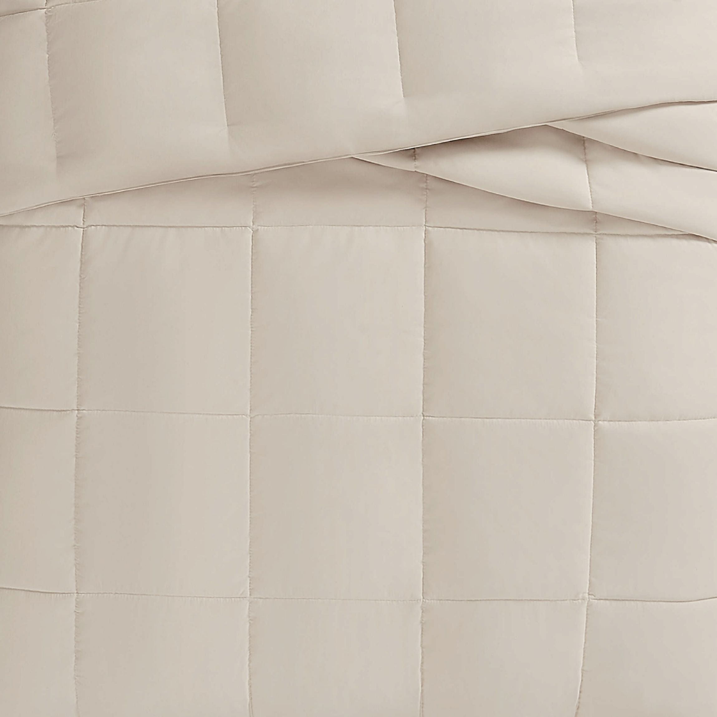Truly Soft Green Solid White Full/Queen 3 Piece Comforter Set