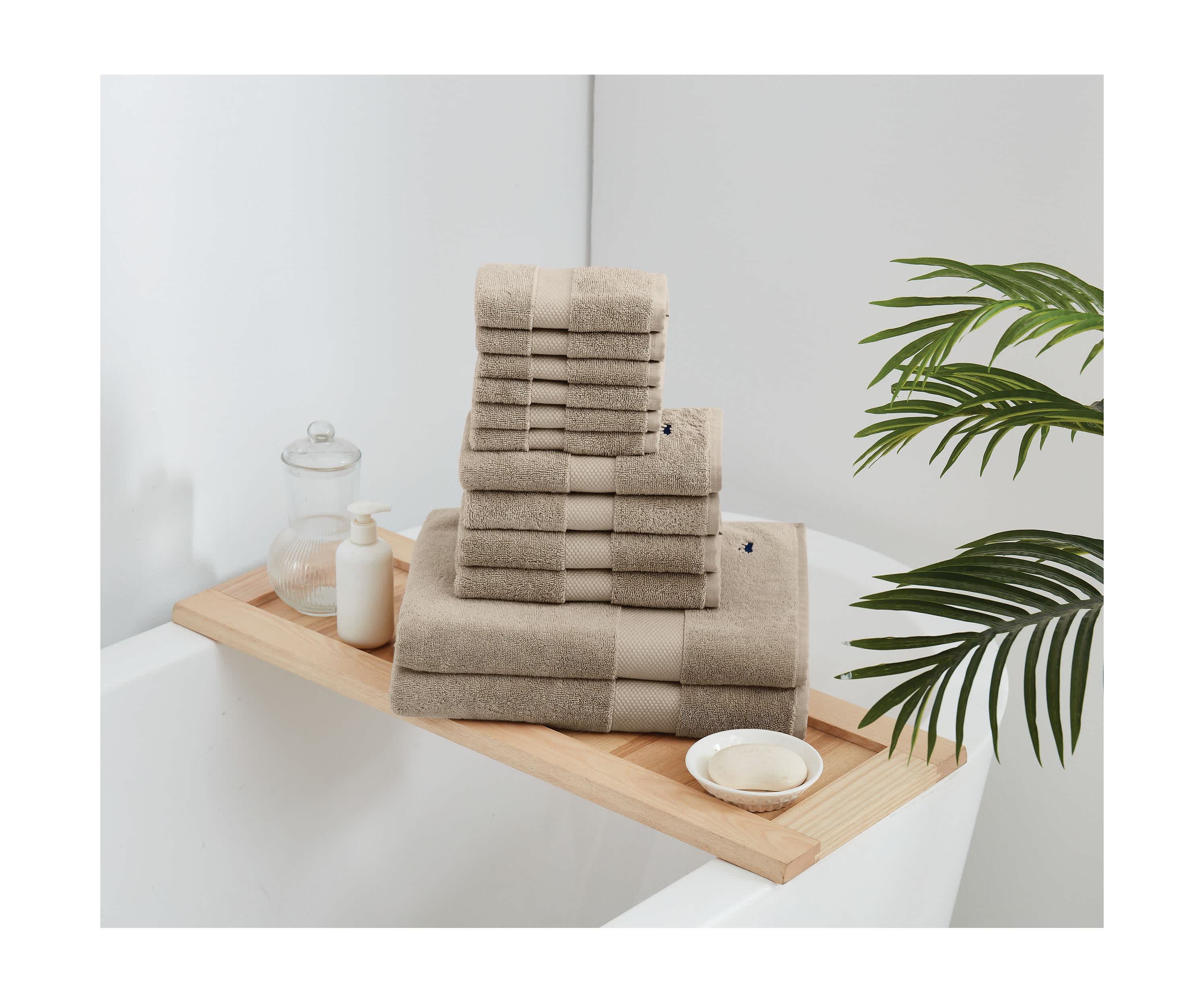 Royal Velvet Turkish Cotton 6  Pack Blue Wash Cloth