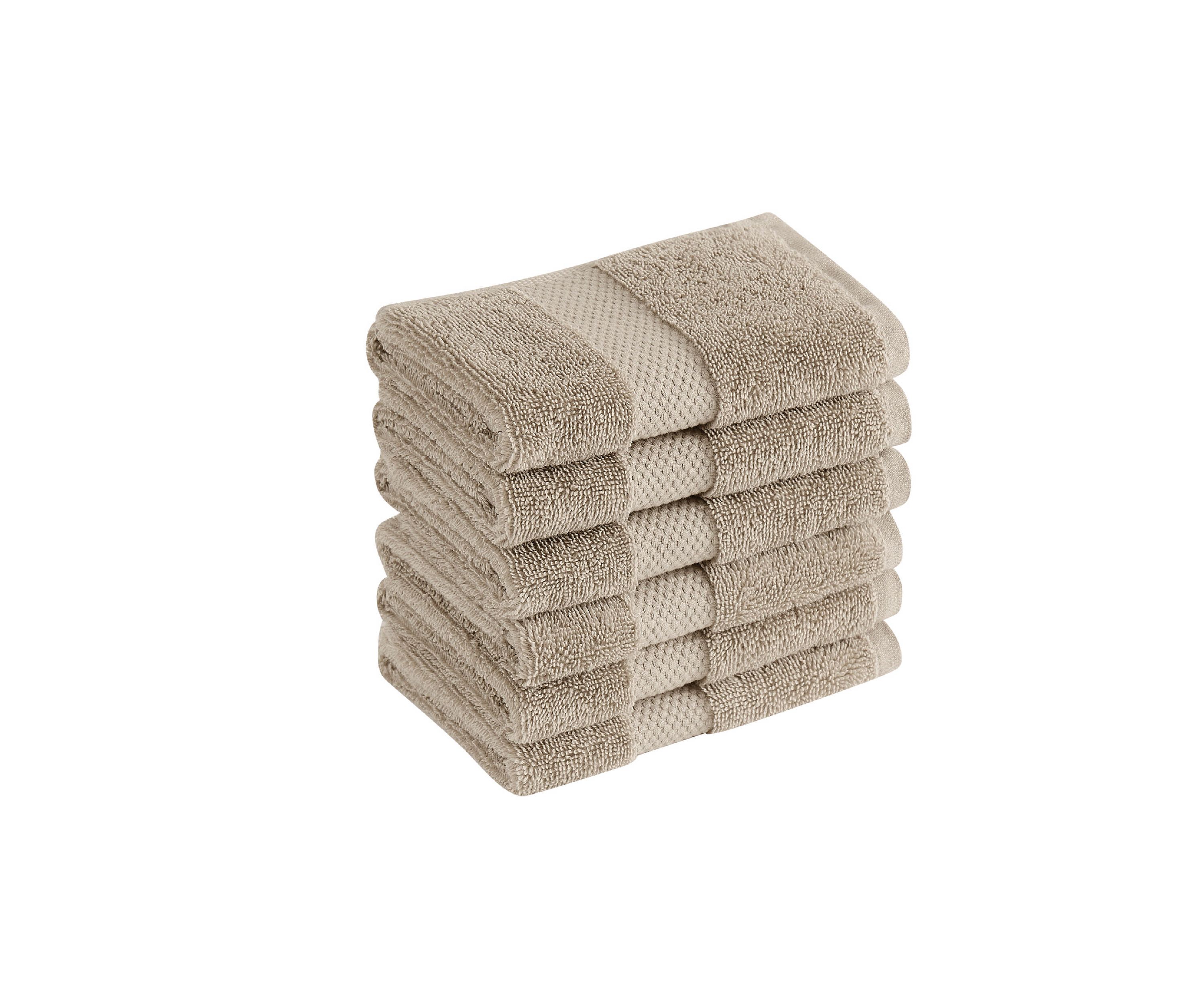 Royal Velvet Turkish Cotton 6  Pack Blue Wash Cloth