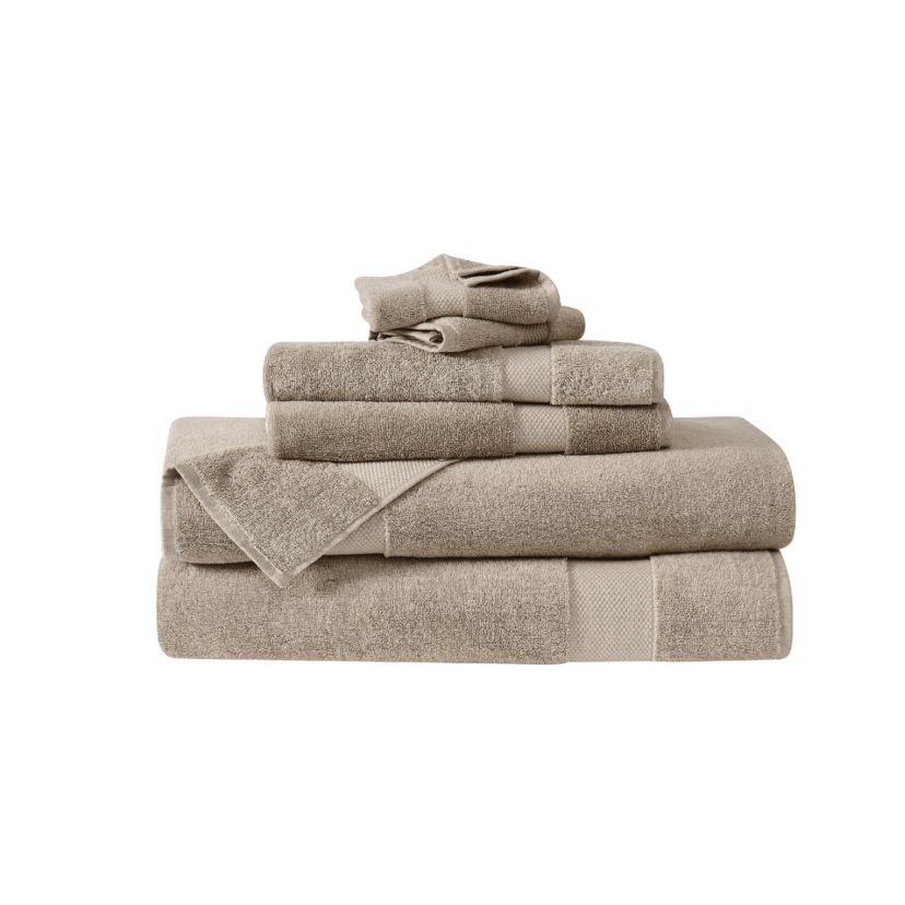Borghese Roma Oversized Luxe Turkish Cotton 6 Piece Towel Set in Blue