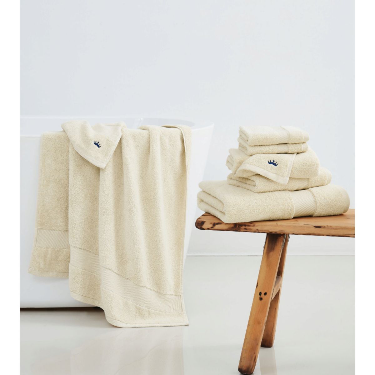 Royal Velvet Classic Beige 6 Piece Towel Set