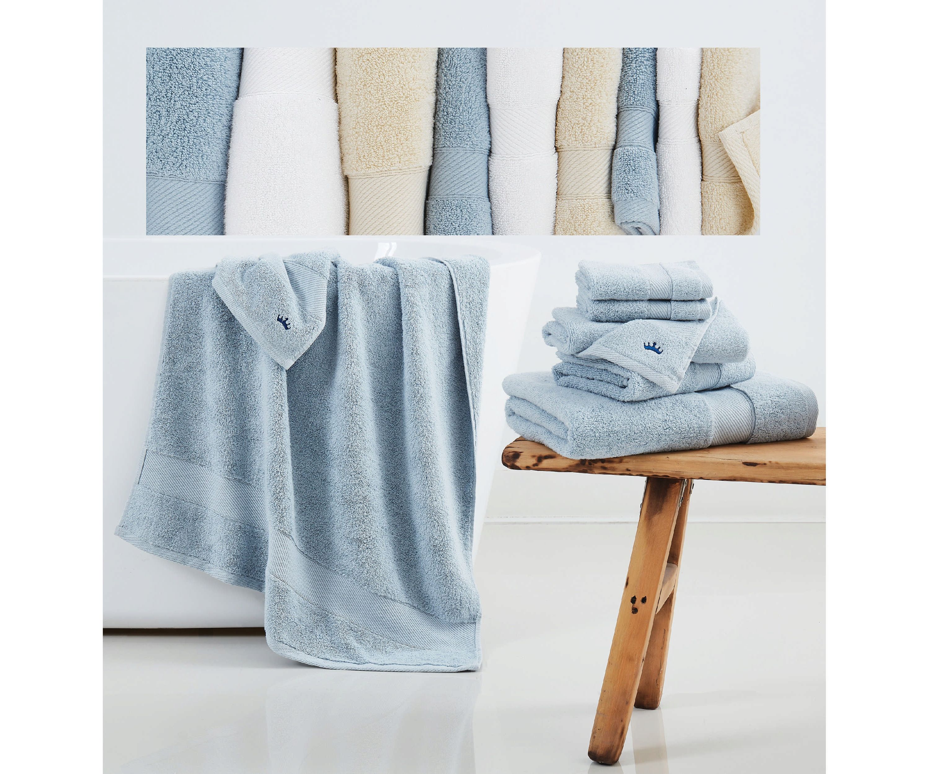 Royal Velvet Classic Beige 6 Piece Towel Set