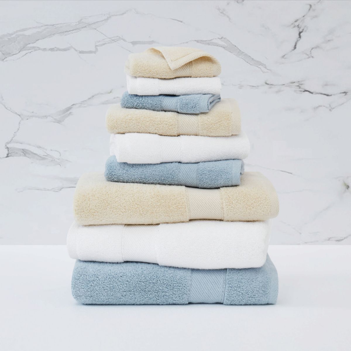 Royal Velvet Classic Beige 6 Piece Towel Set