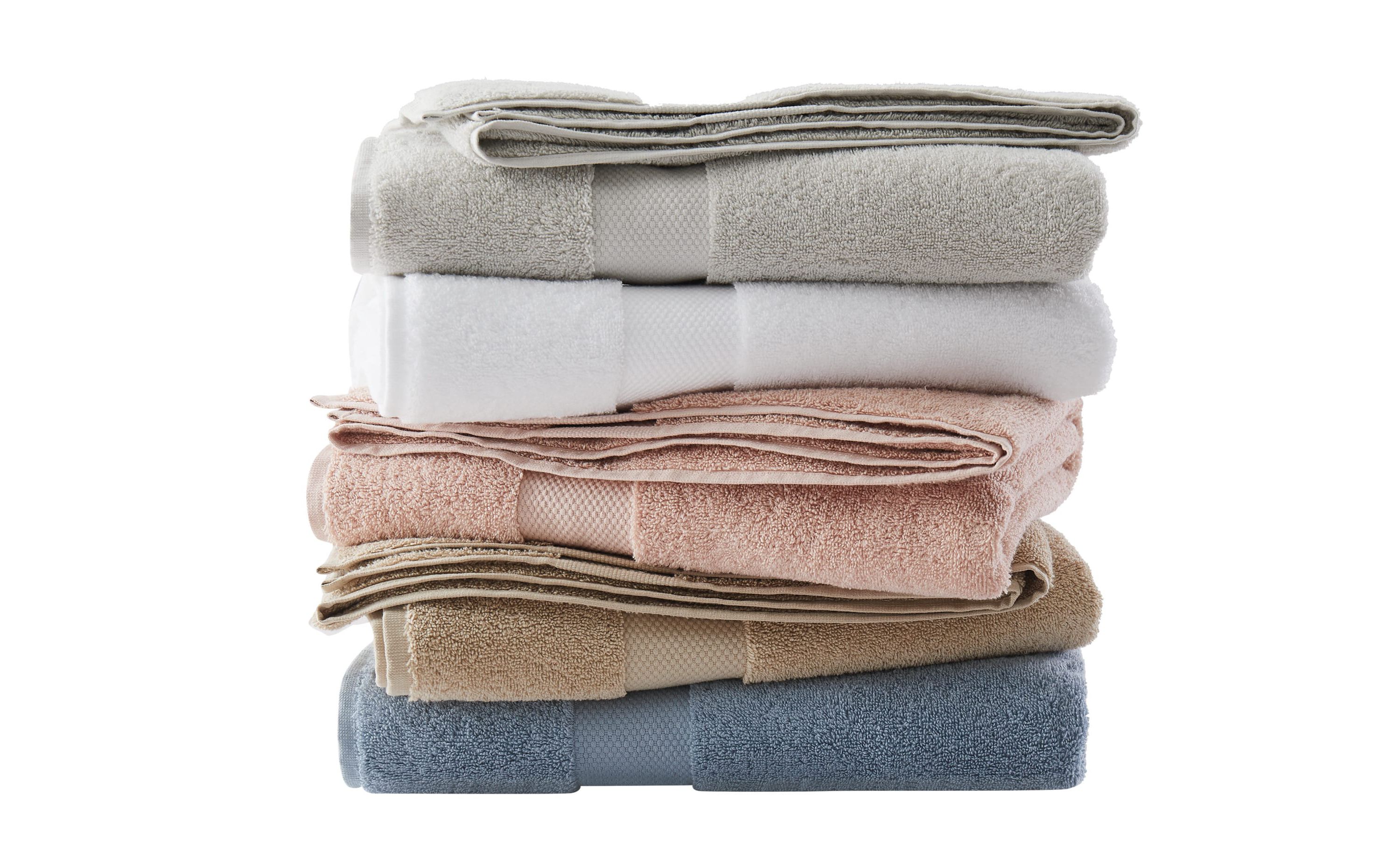 Brooklyn Loom 100% Turkish Cotton 2 Piece Bath Sheet in Blush