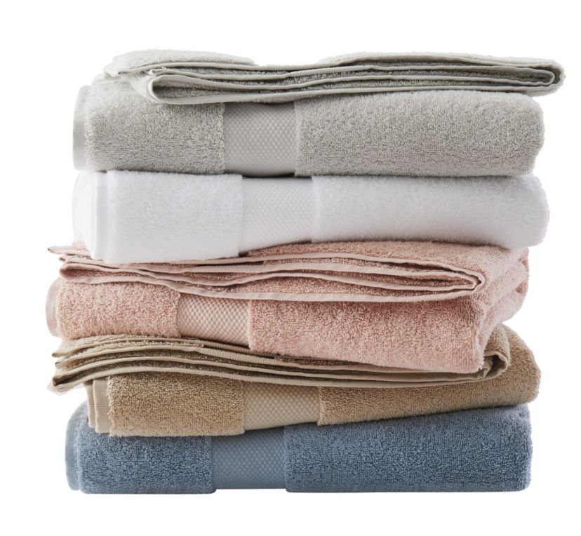 Brooklyn Loom 100% Turkish Cotton 2 Piece Bath Sheet in Blush