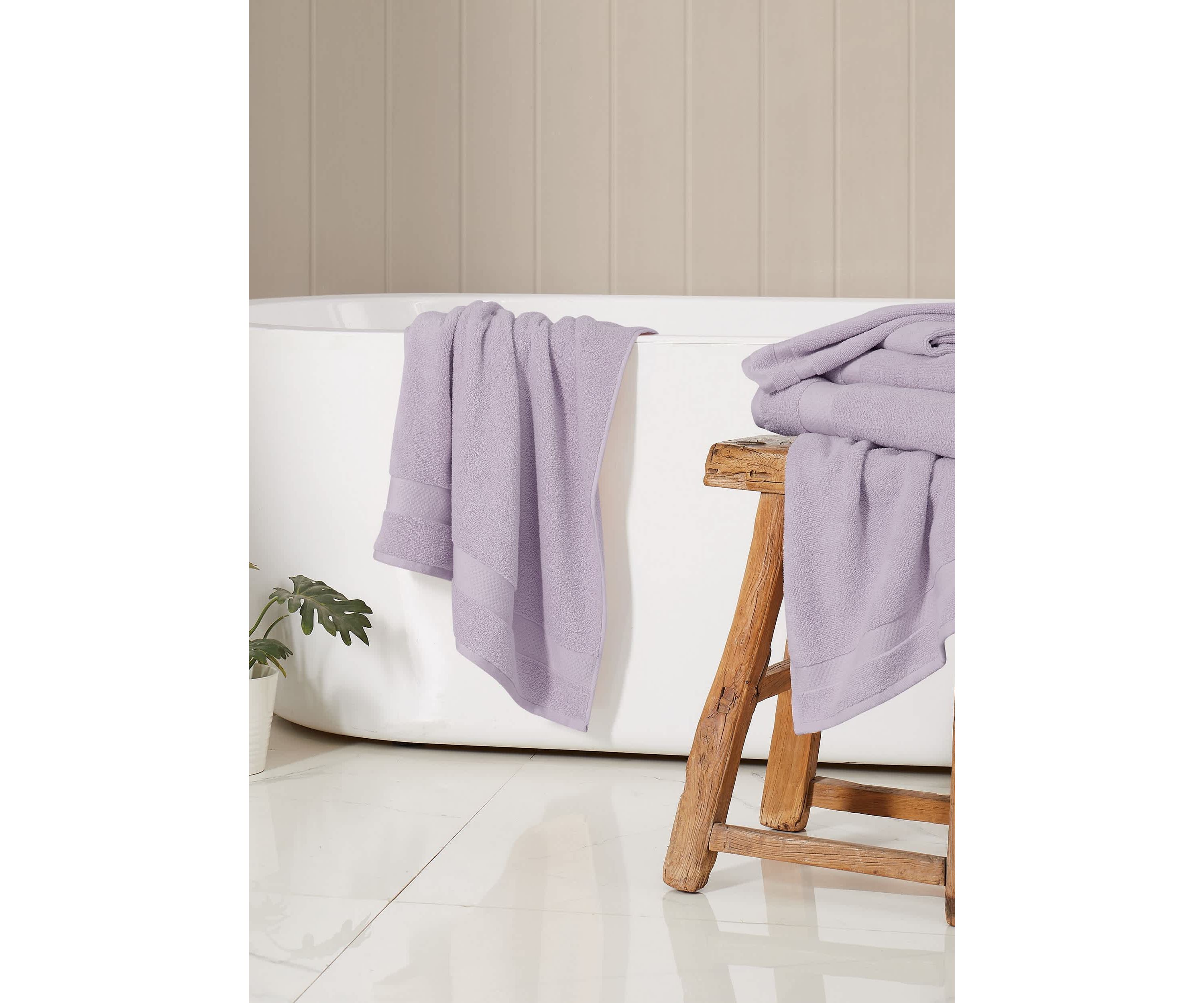 Truly Soft Quick Dry White 6 Piece Towel Set