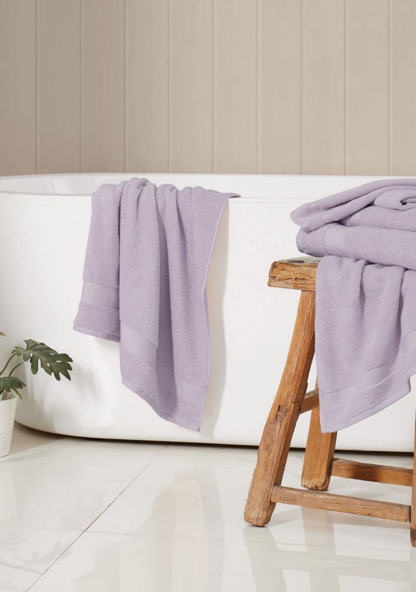 Truly Soft Quick Dry White 6 Piece Towel Set