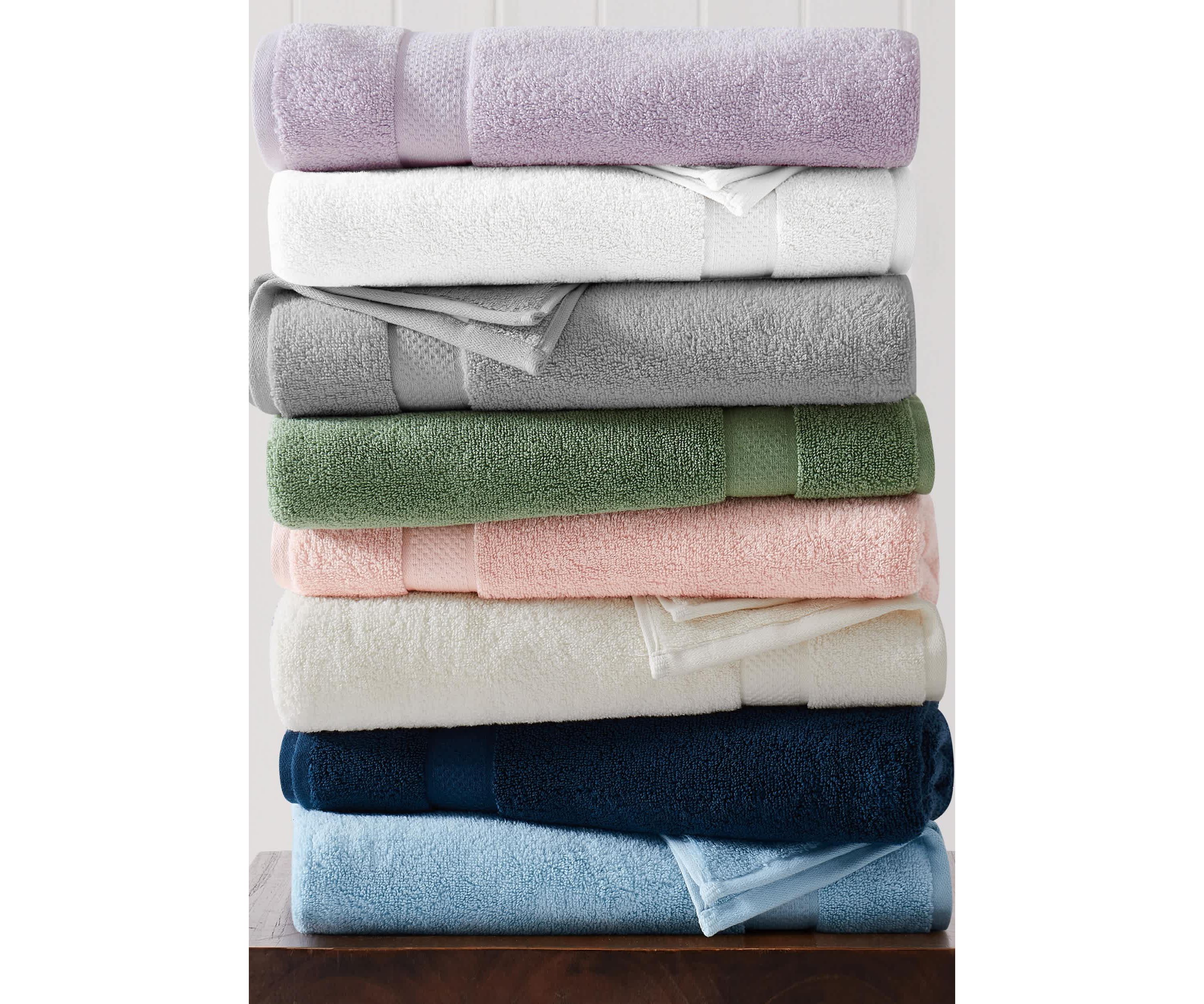 Truly Soft Quick Dry White 6 Piece Towel Set