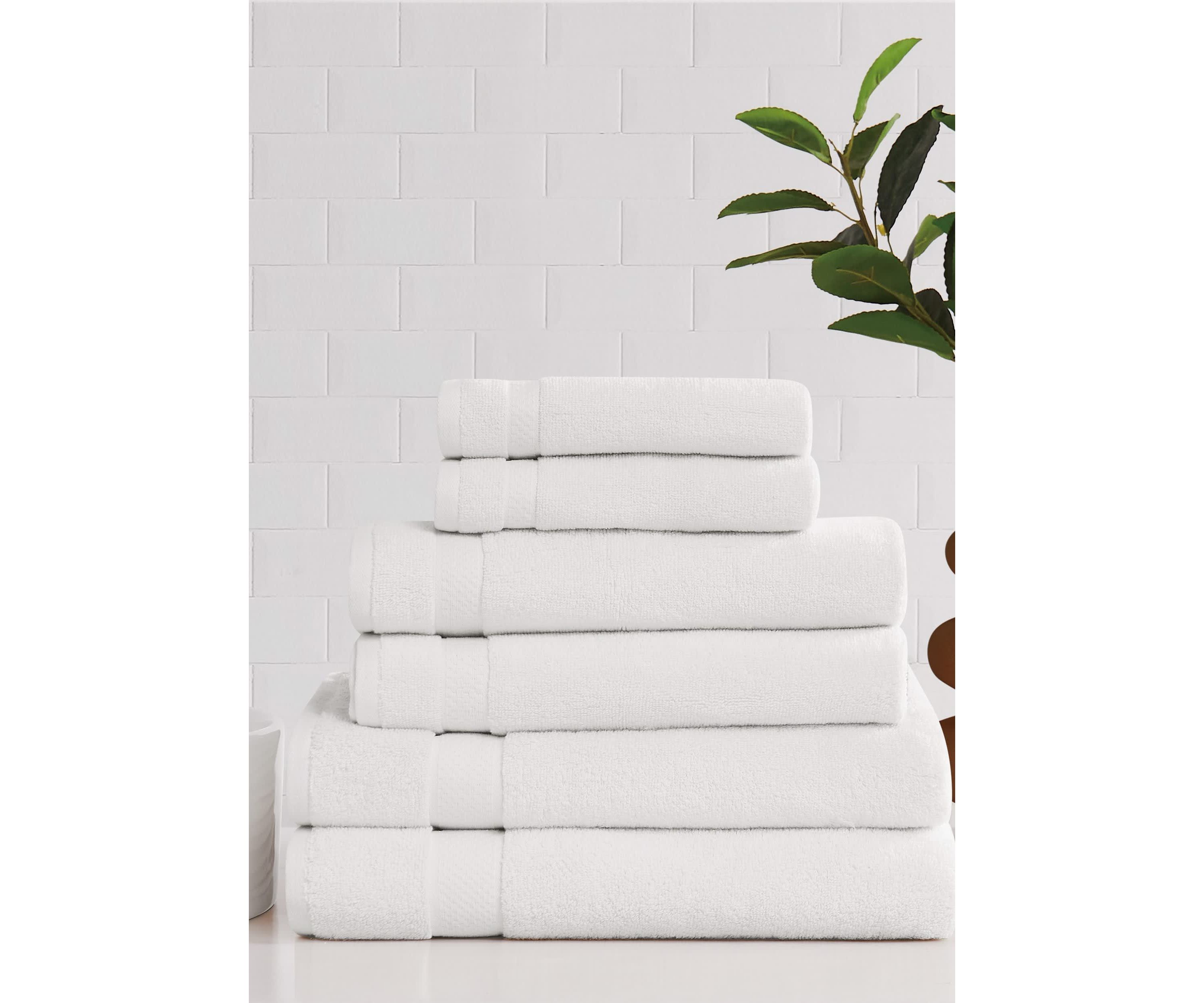 Brooklyn Loom Super Soft Green 6 Piece Bath Sheet Set