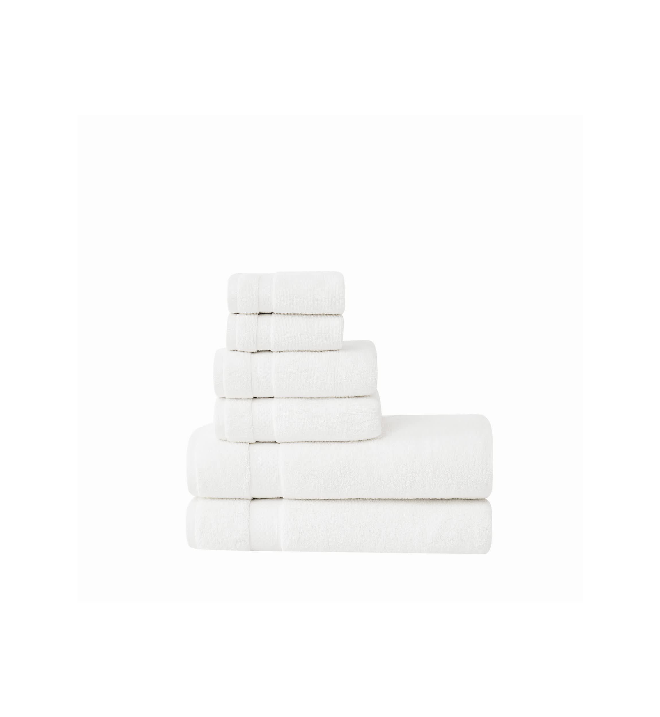 Brooklyn Loom Super Soft Green 6 Piece Bath Sheet Set