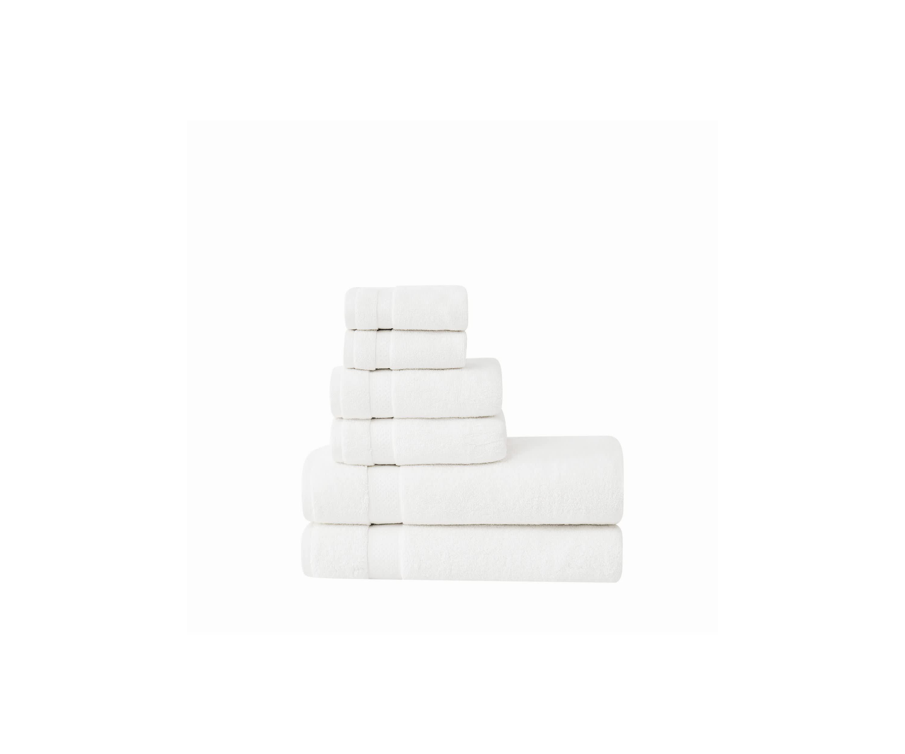 Brooklyn Loom Super Soft Green 6 Piece Bath Sheet Set