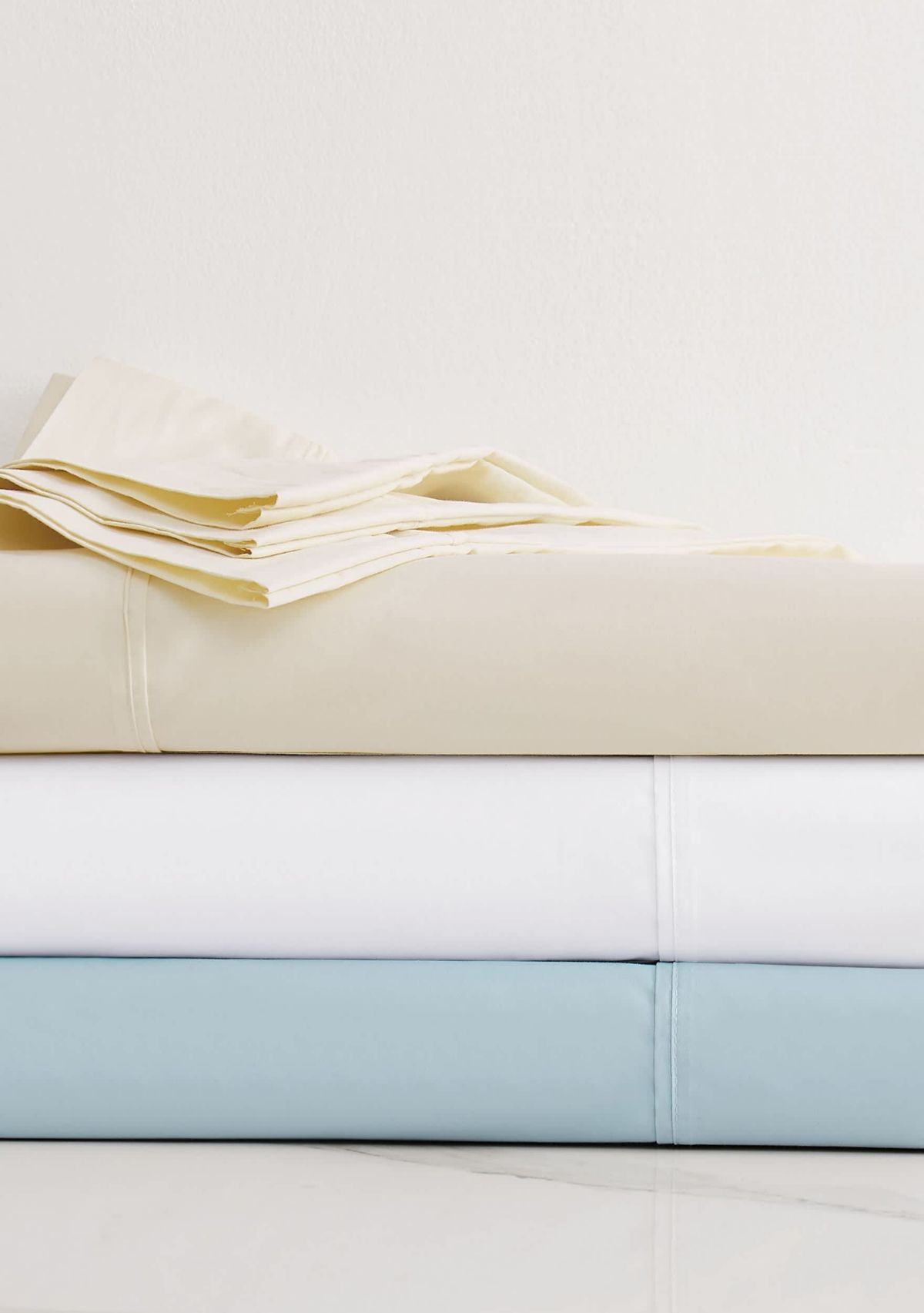 Vince Camuto 1200TC CVC Cooling Light Blue King Pillowcase Pair