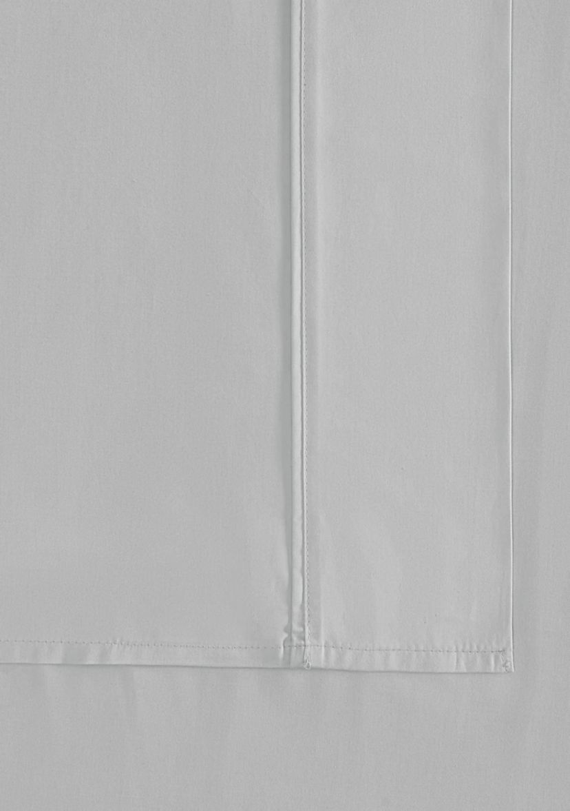Vince Camuto 400TC Percale Light Grey Queen 4 Piece Sheet Set