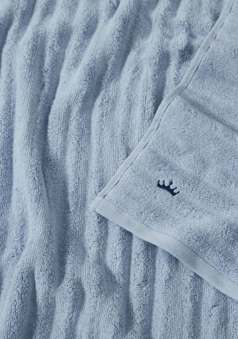 Royal Velvet Textured 6 Piece Towel Set in Gray