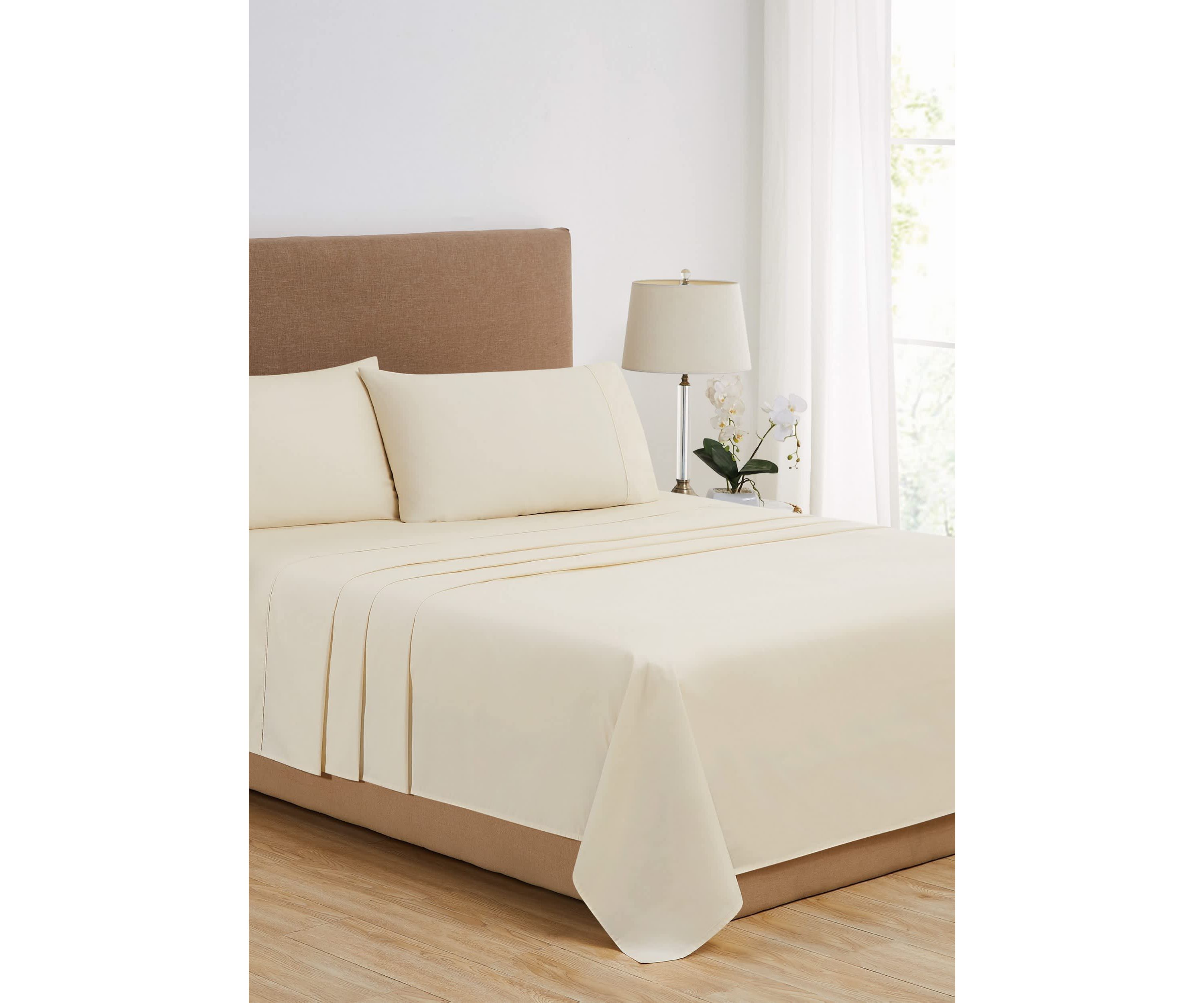 Vince Camuto 1200TC CVC Cooling Cream 4 Piece King Sheet Set