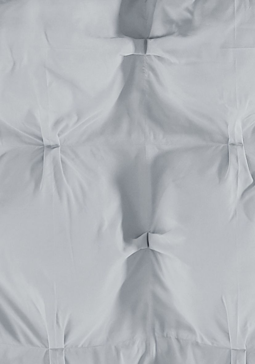 Truly Soft Oversized Puffer Gray King 3 Piece Comforter Set