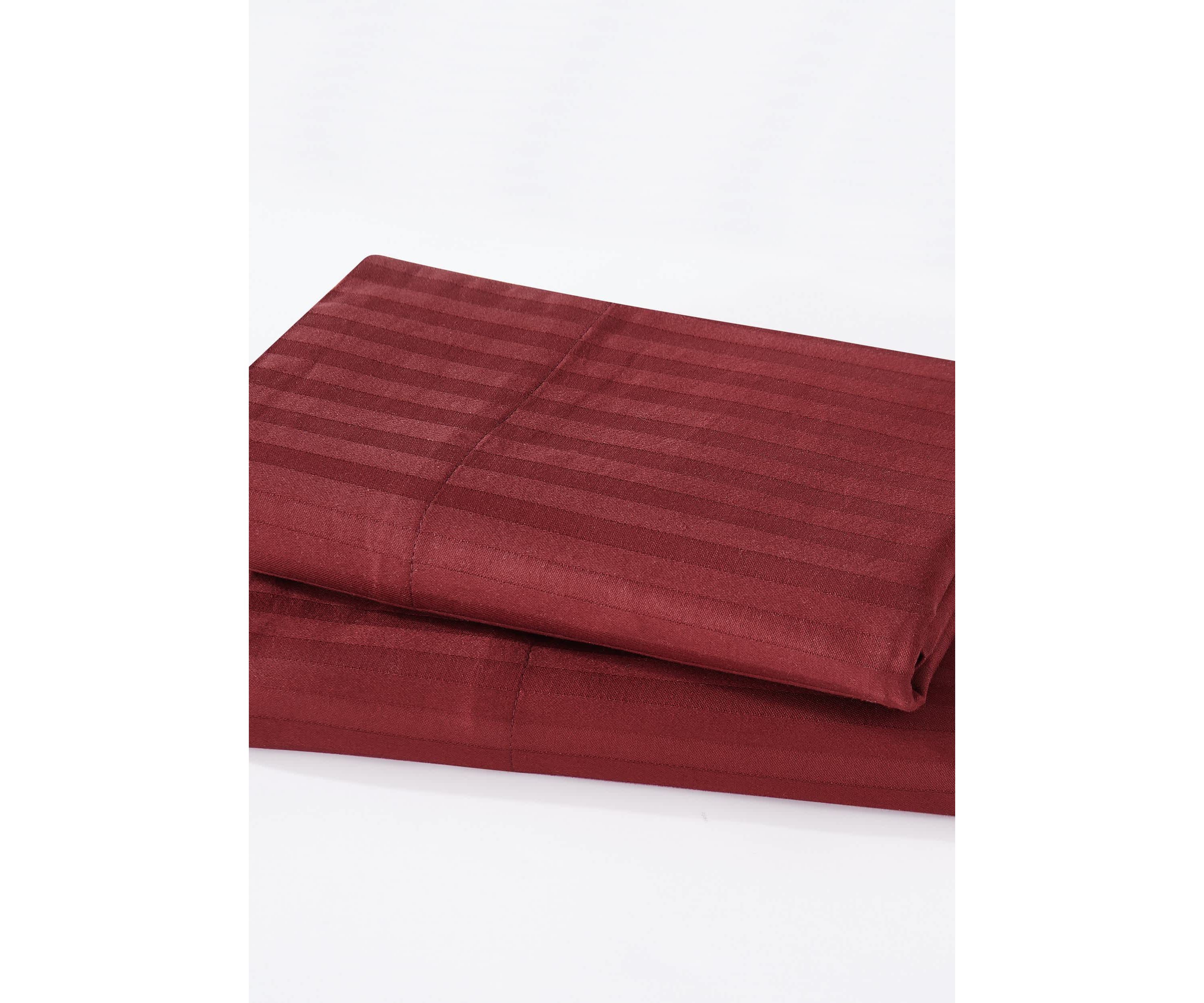 Royal Velvet Signature Dobby Stripe White Standard Pillowcase Pair