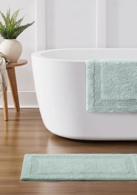 Royal Velvet Classic Cotton Set of 2 (17x24, 20x32) Bath Rug in Blush