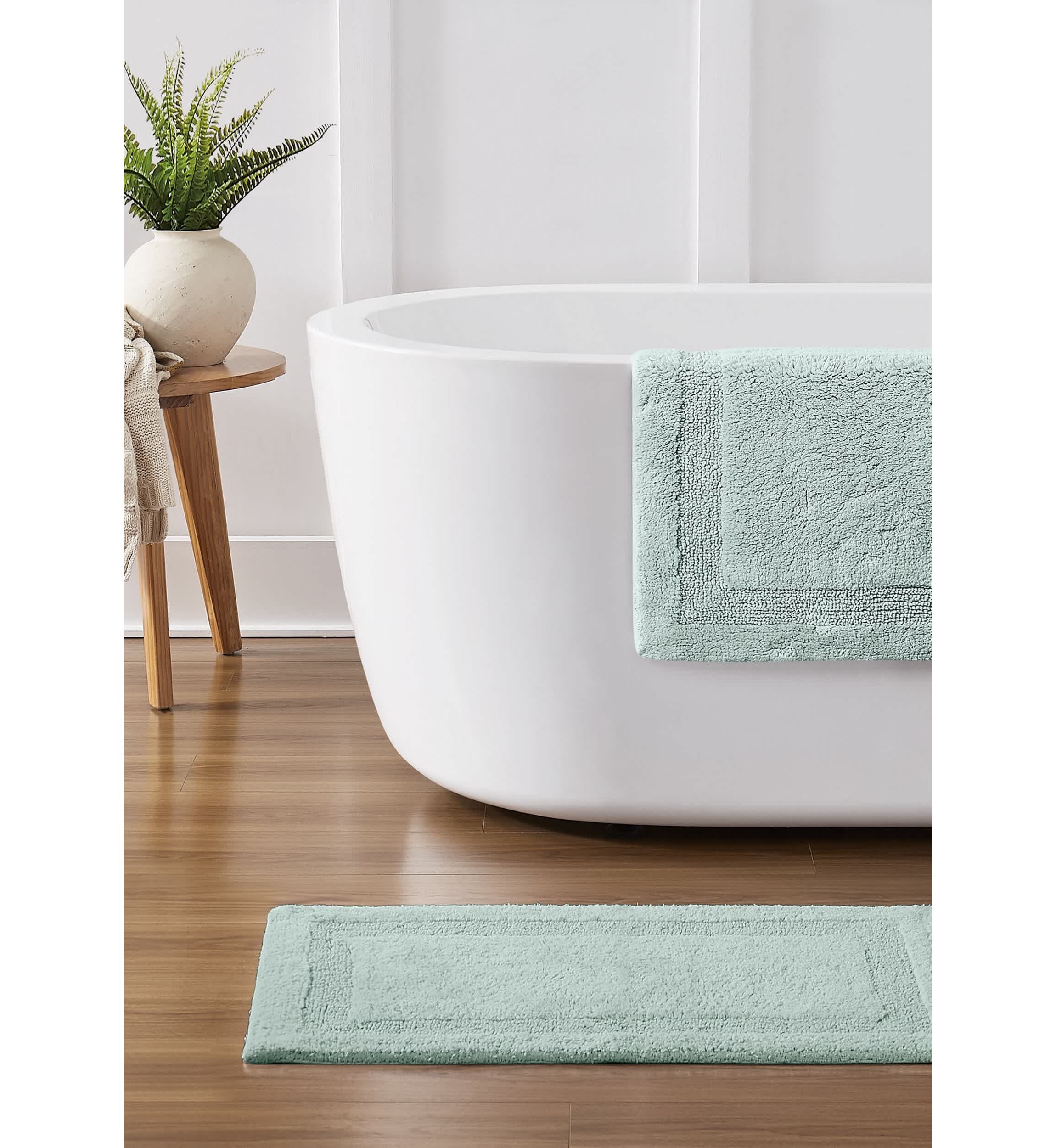 Royal Velvet Classic Cotton Set of 2 (17x24, 20x32) Bath Rug in Blush