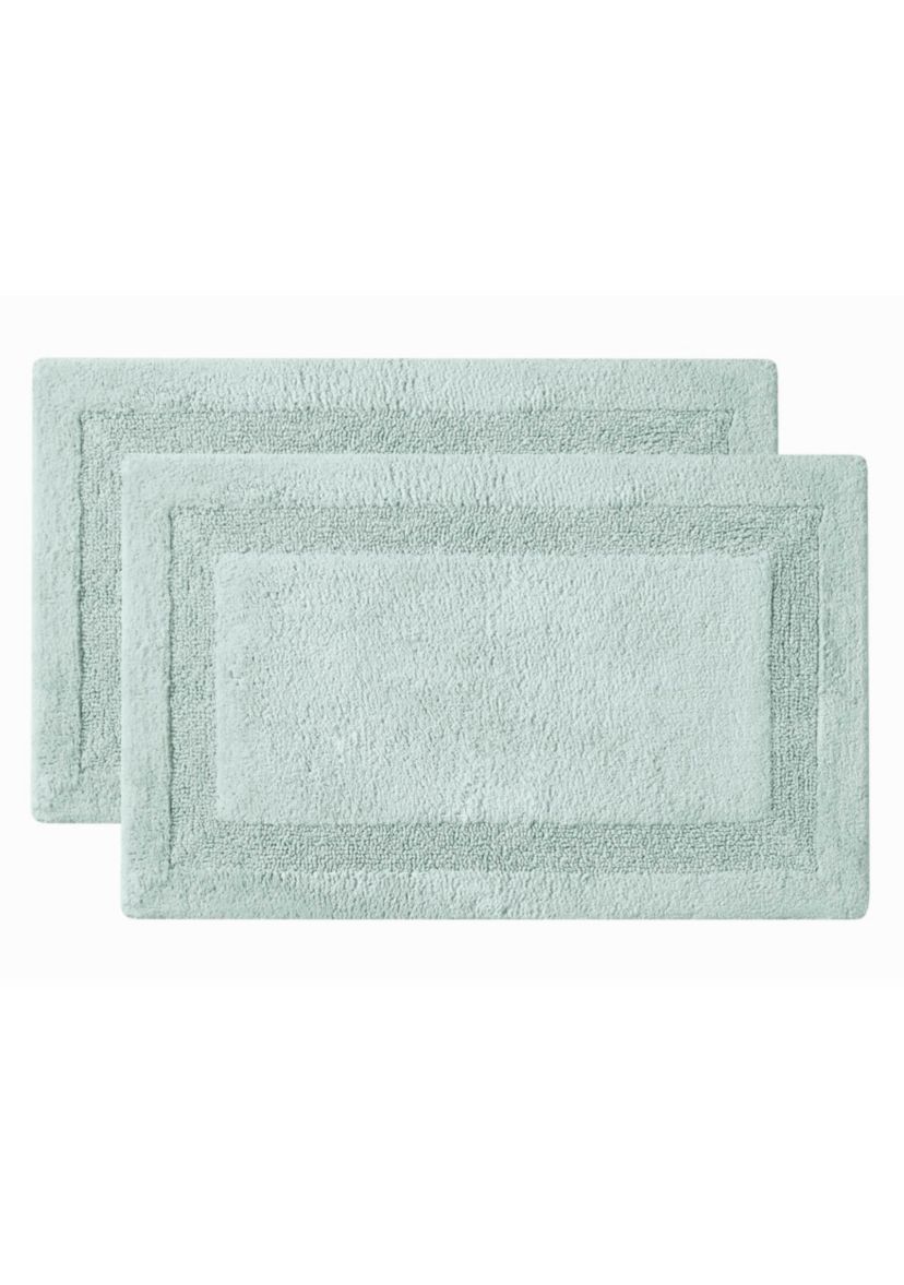 Royal Velvet Classic Cotton Set of 2 (17x24, 20x32) Bath Rug in Blush