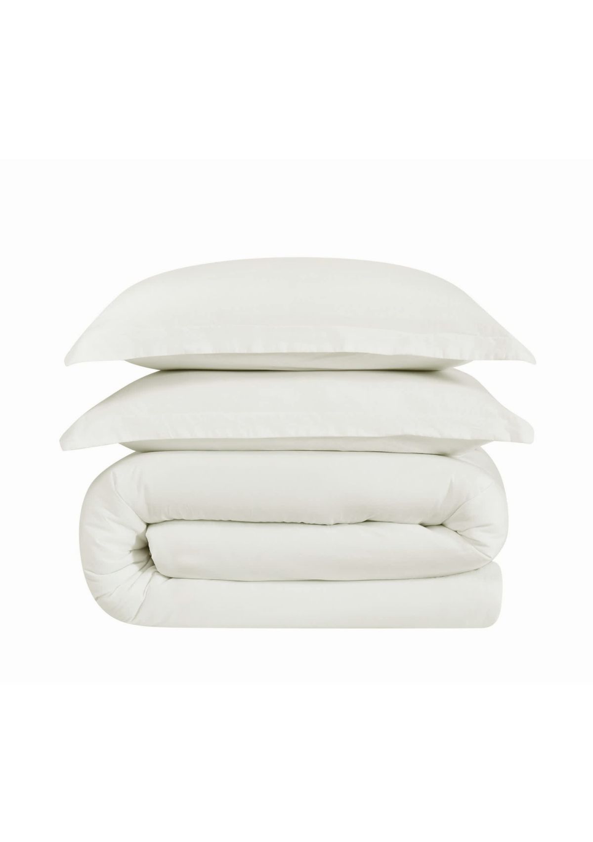 Brooklyn Loom Essential Cotton Natural Full/Queen 3 Piece Comforter Set