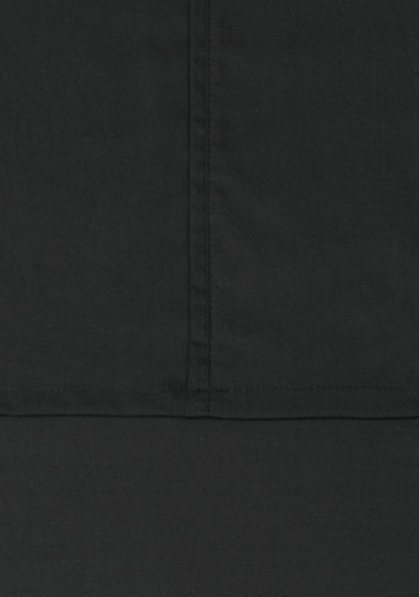Cannon Solid Percale Black 5 Piece Split King Sheet Set