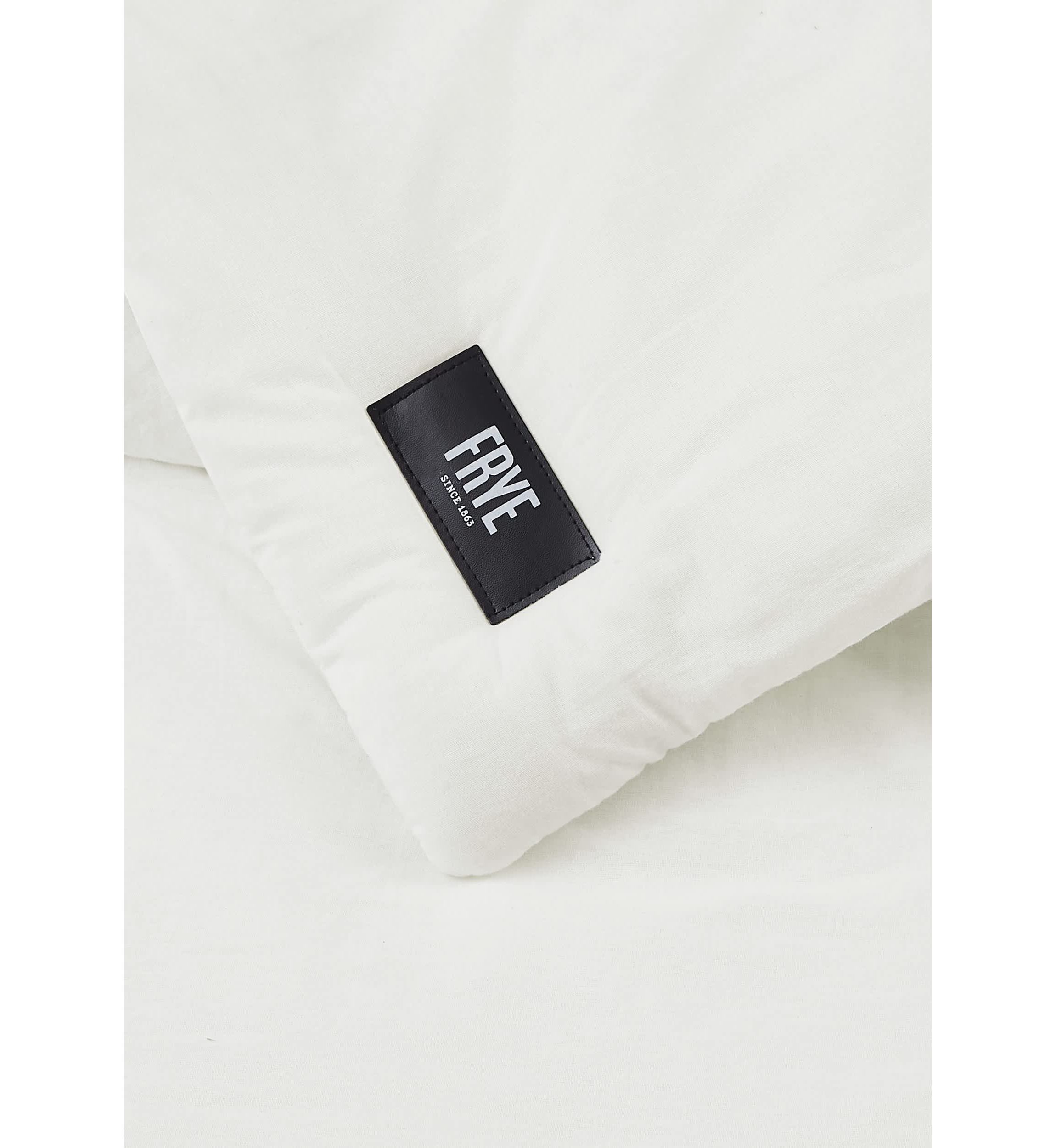 Frye Vintage Washed Cotton Blue King 3 Piece Comforter Set