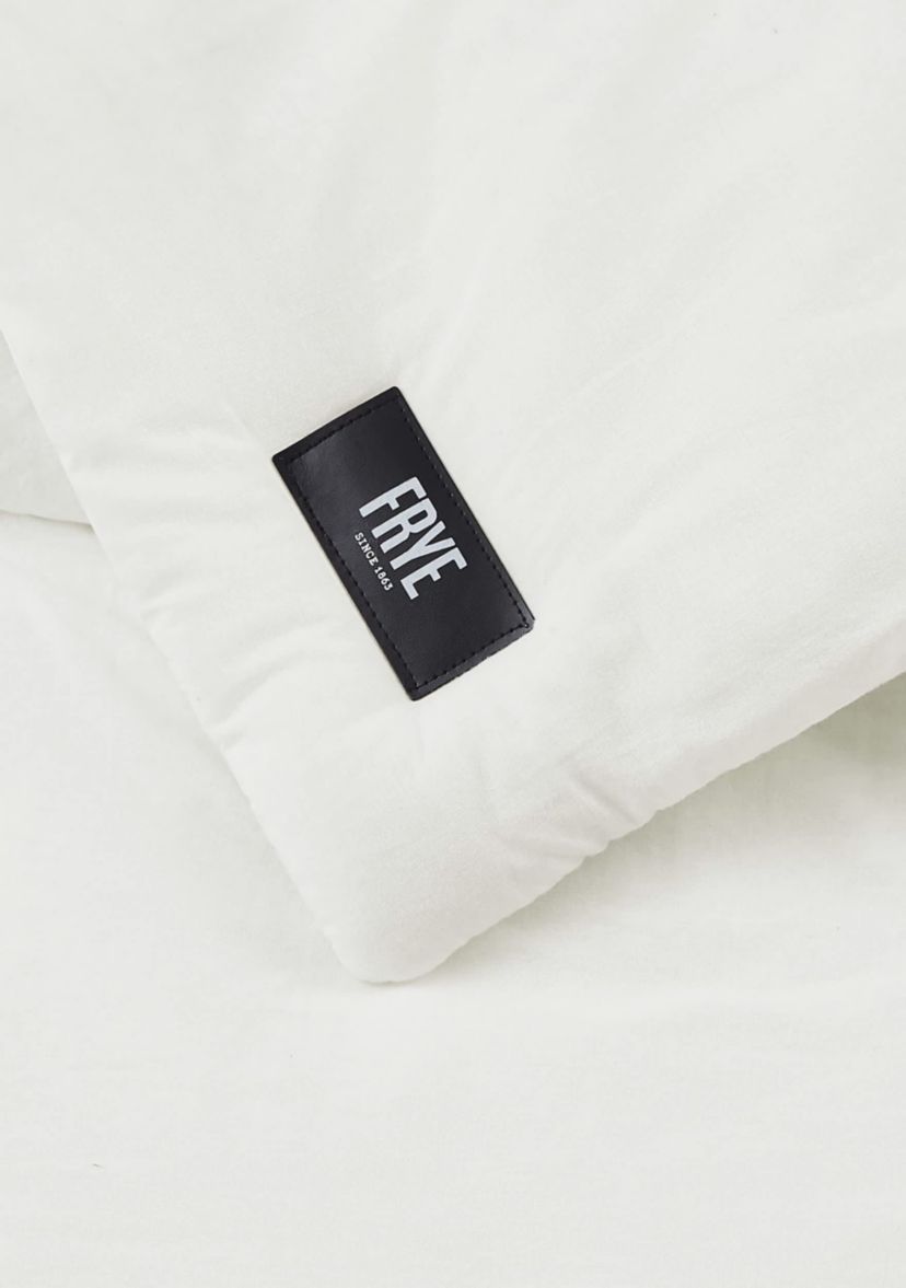 Frye Vintage Washed Cotton Blue King 3 Piece Comforter Set