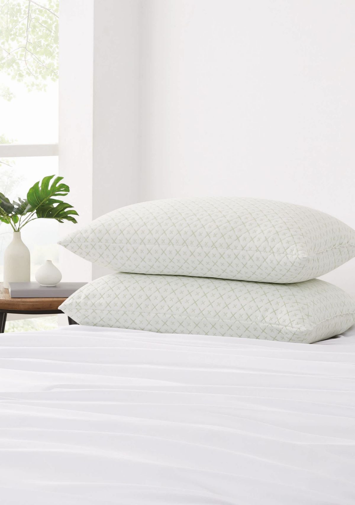 London Fog Bamboo Knit King 2 Pack Pillow