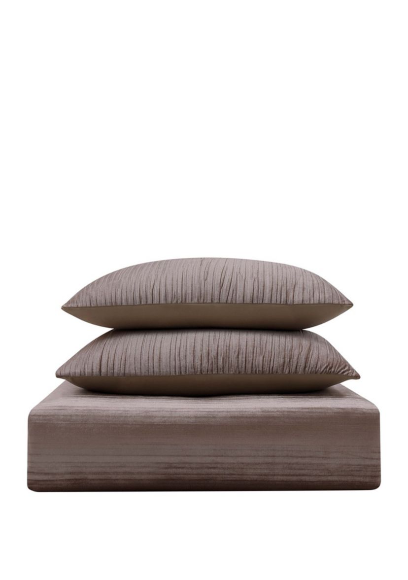 Crinkle Velvet Comforter Set