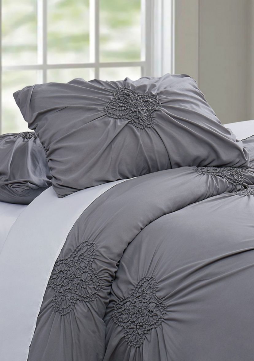 Georgia Rouched Comforter Set