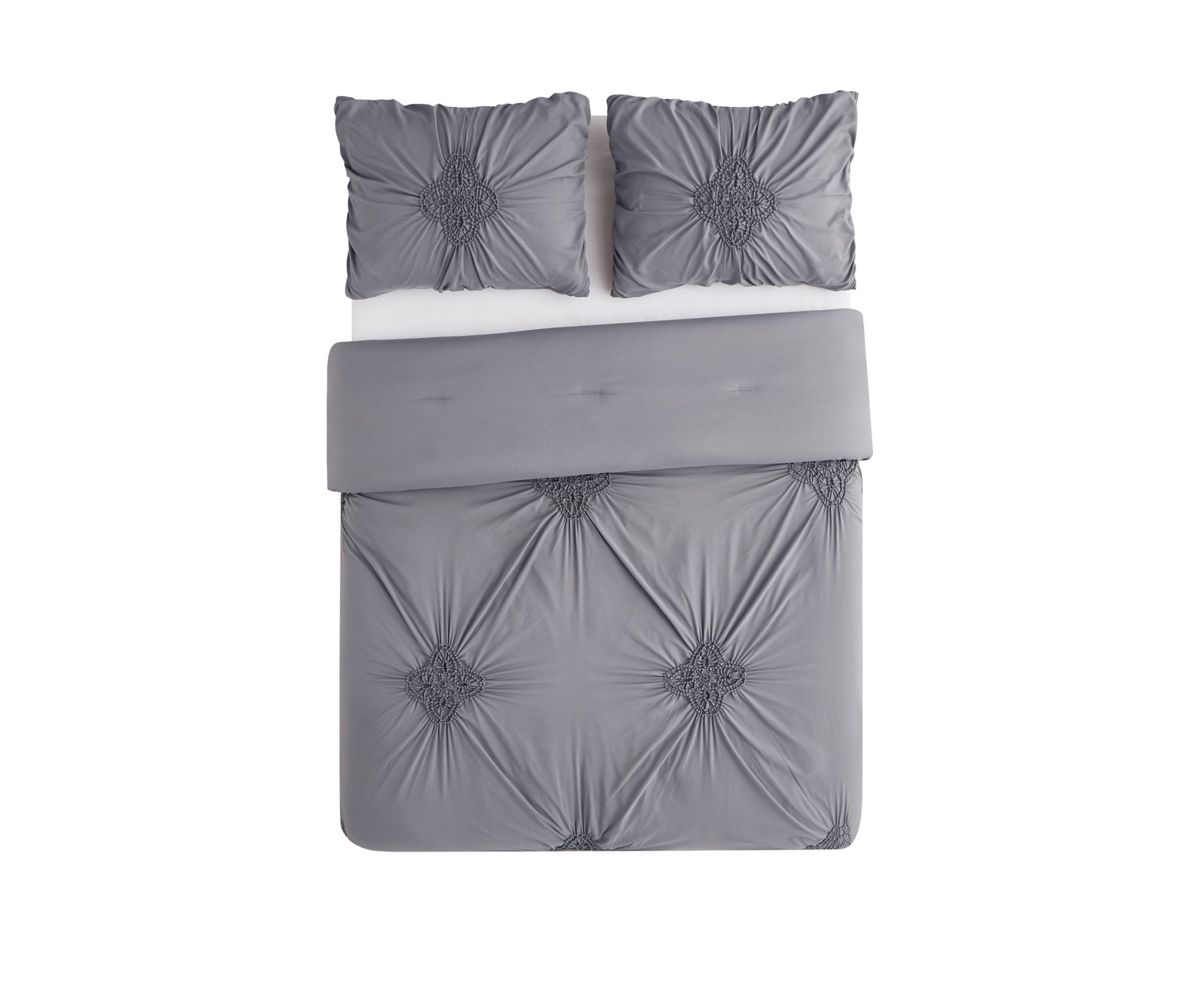 Georgia Rouched Comforter Set