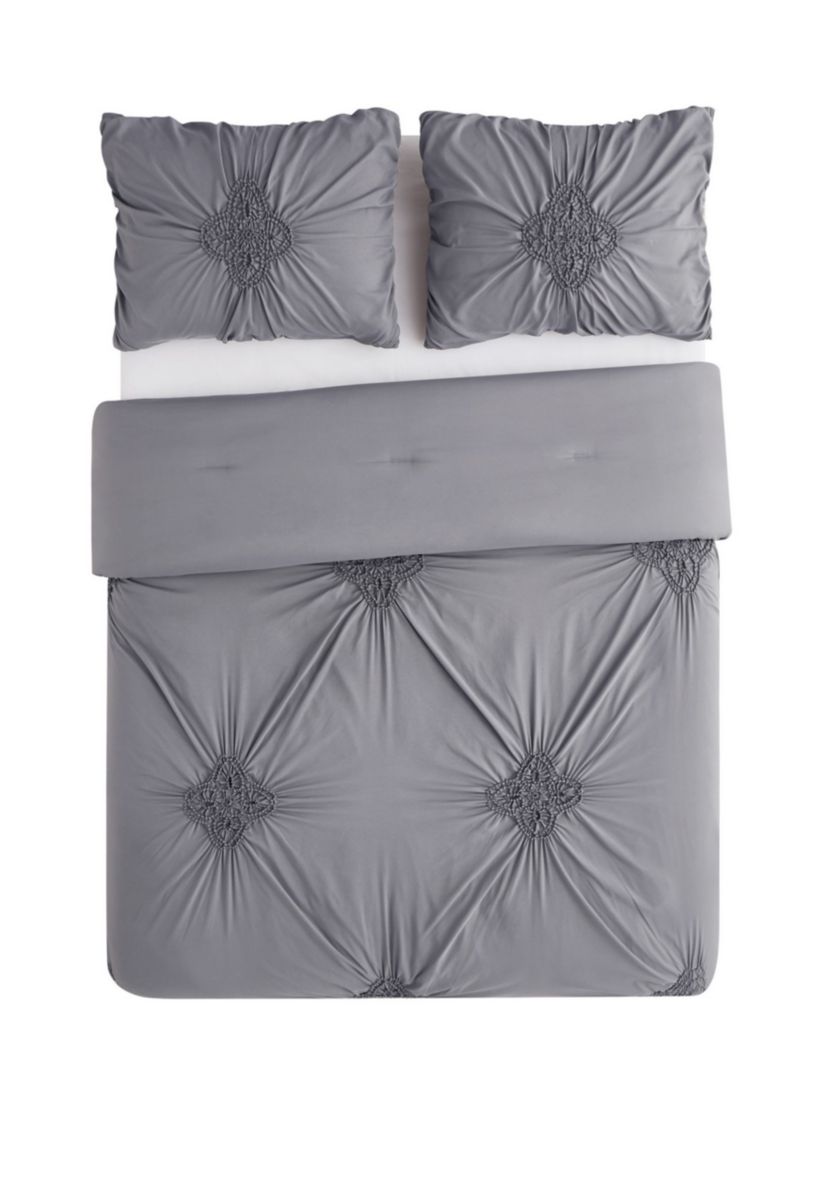Georgia Rouched Comforter Set
